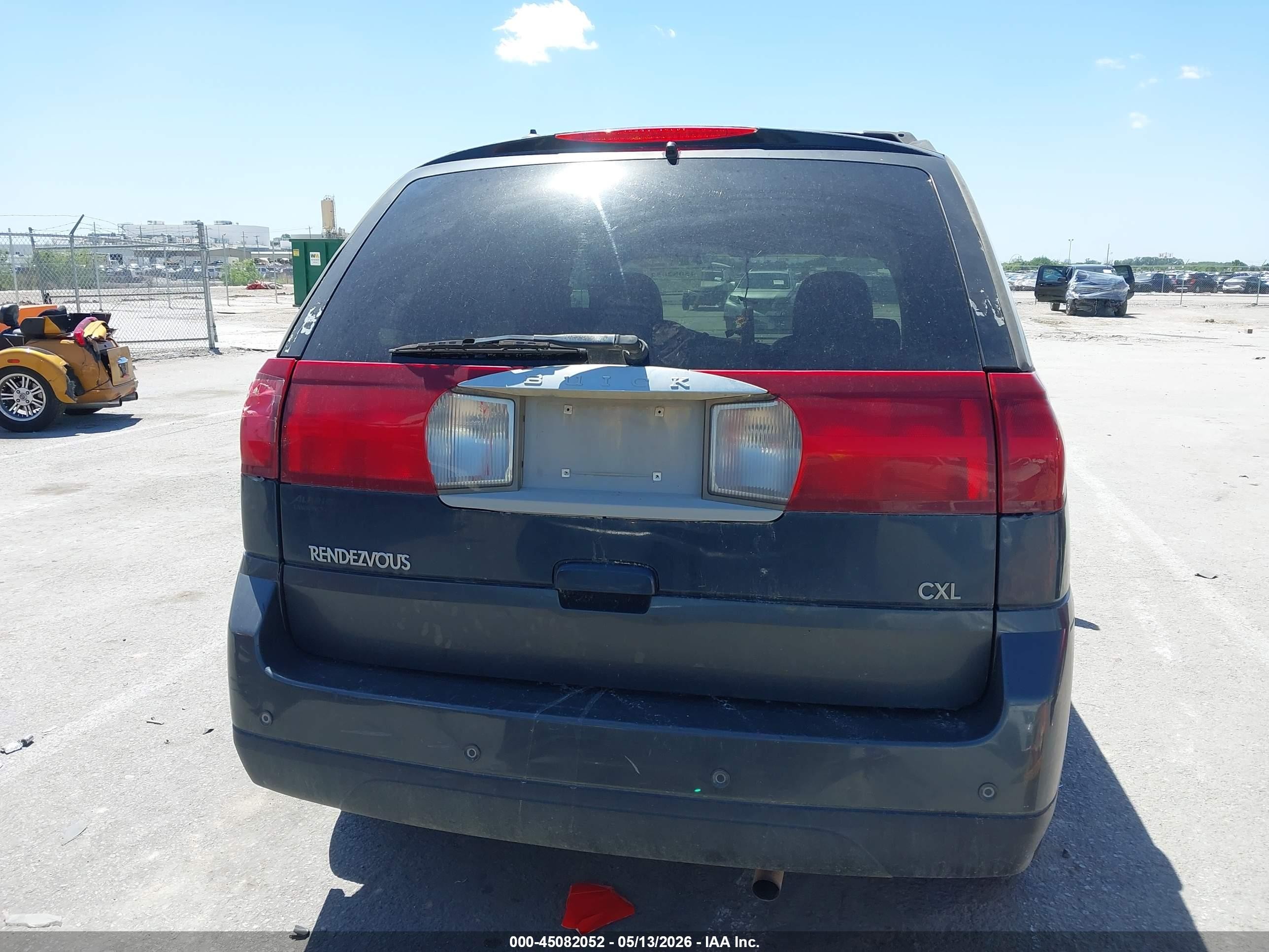 2004 Buick Rendezvous Cx Dark Blue vin: 3G5DA03E44S535926