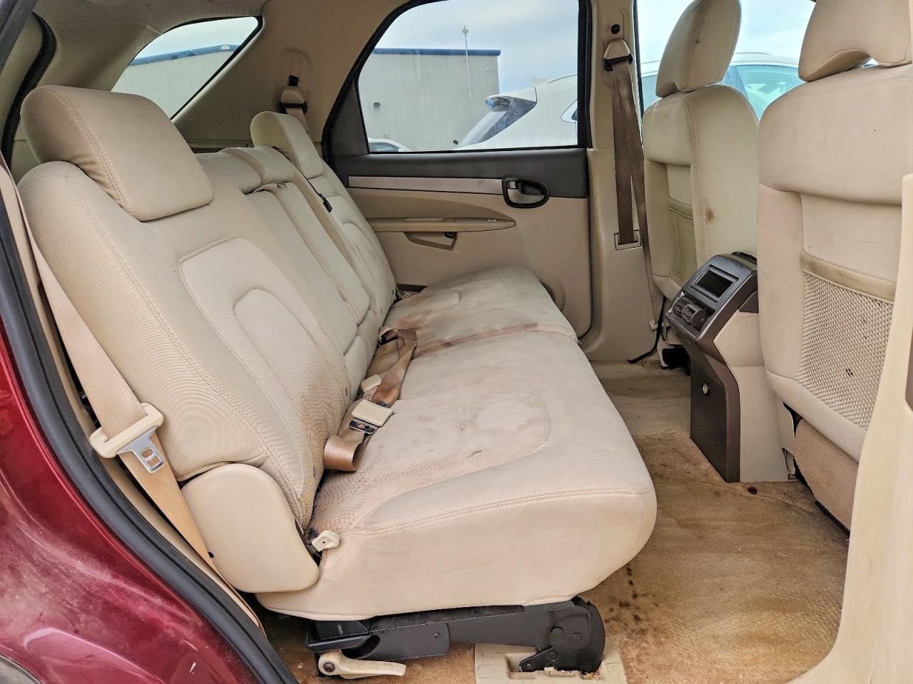 2004 Buick Rendezvous Cx Burgundy vin: 3G5DA03E44S596256
