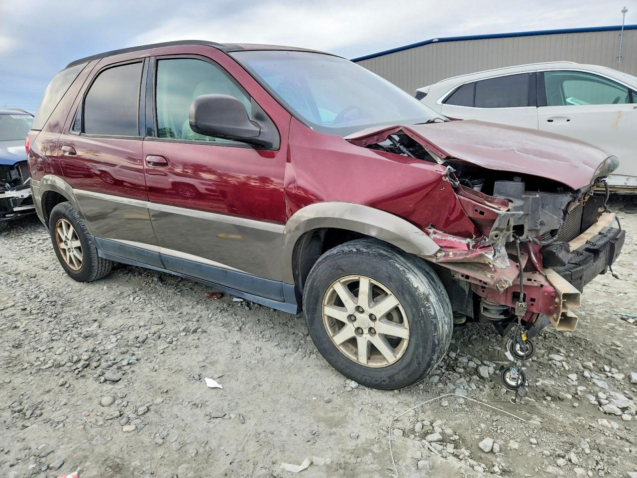 2004 Buick Rendezvous Cx Burgundy vin: 3G5DA03E44S596256