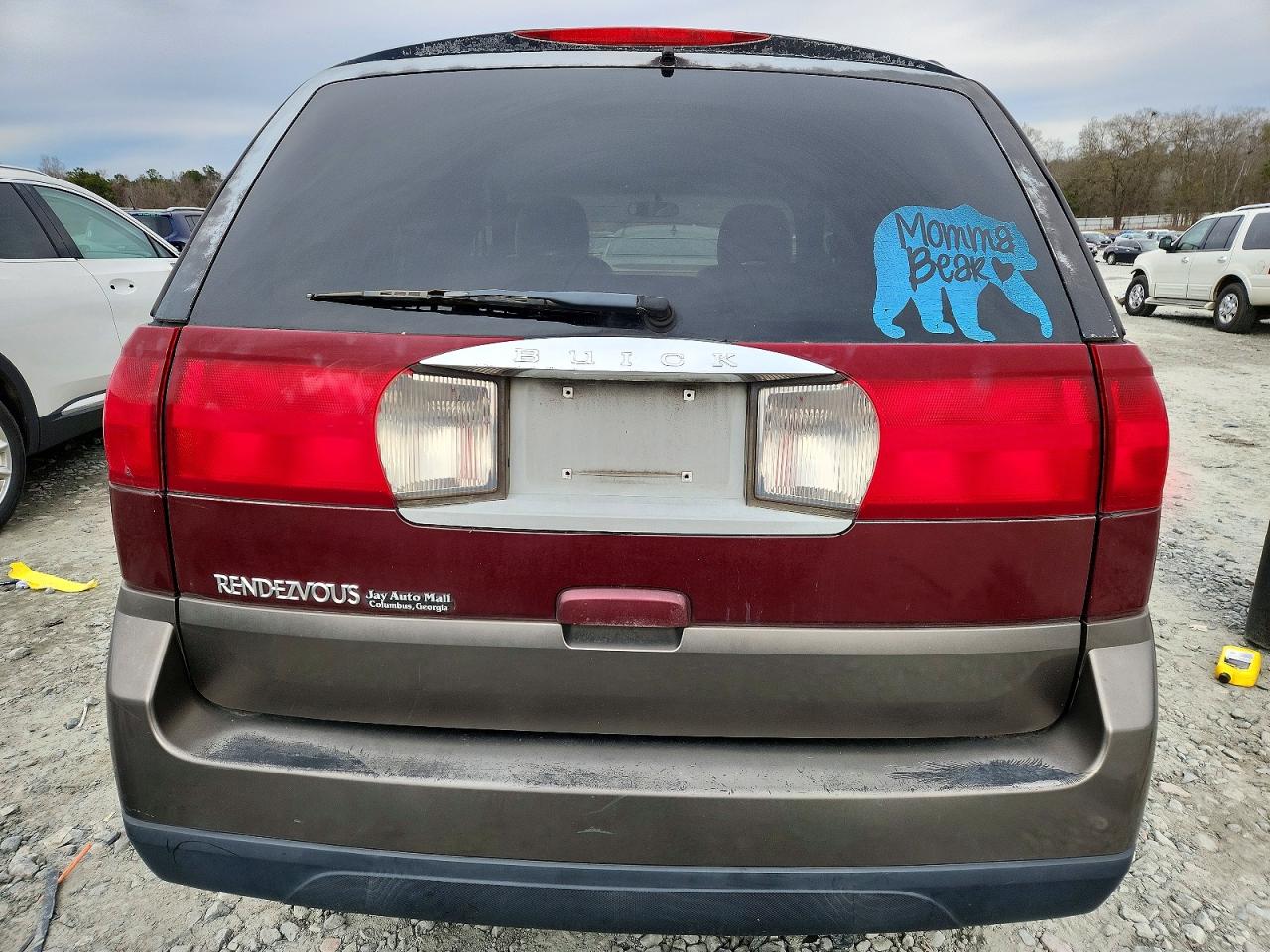 2004 Buick Rendezvous Cx Burgundy vin: 3G5DA03E44S596256