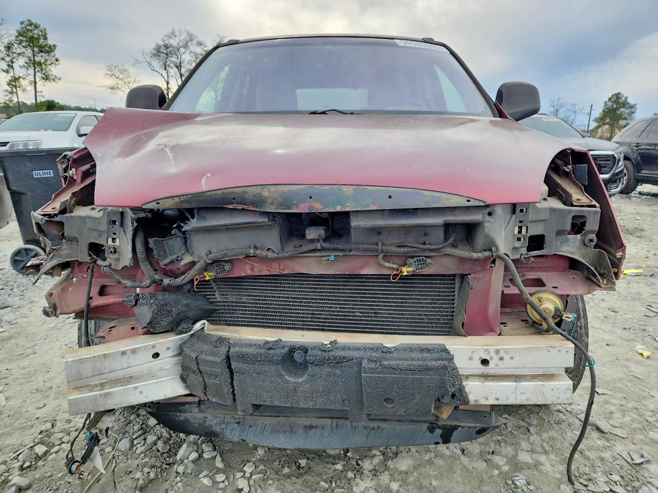 2004 Buick Rendezvous Cx Burgundy vin: 3G5DA03E44S596256