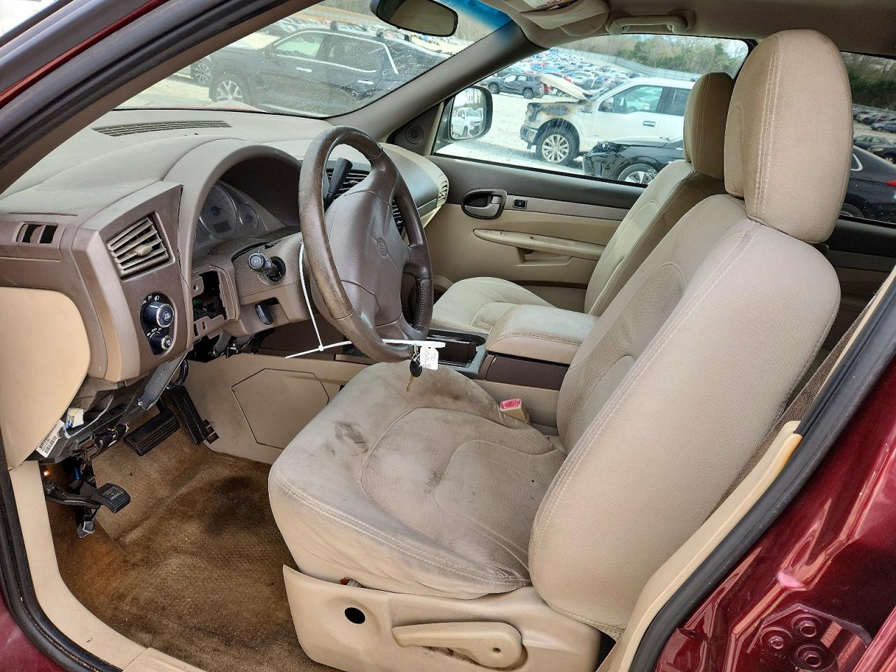 2004 Buick Rendezvous Cx Burgundy vin: 3G5DA03E44S596256