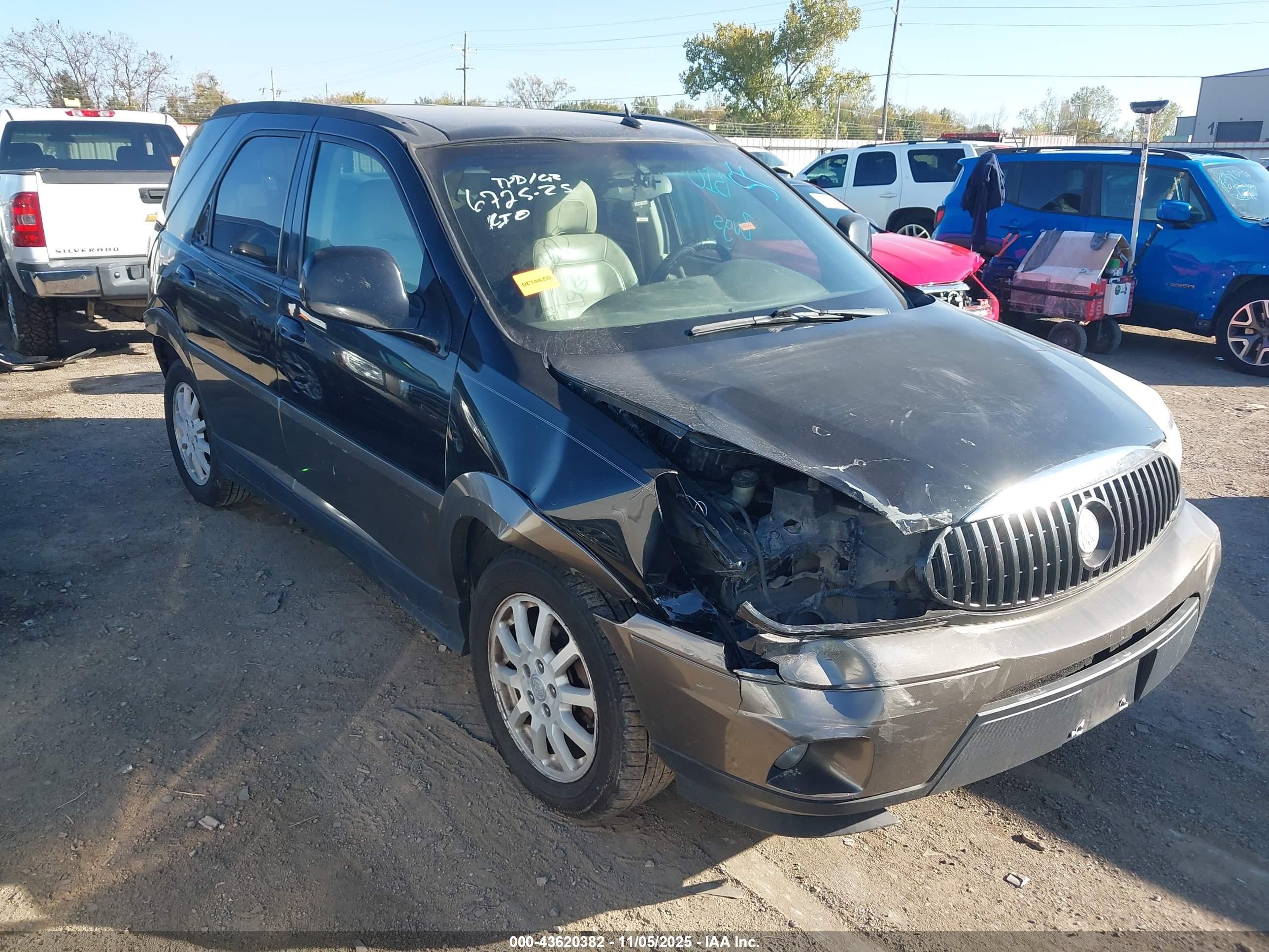 2005 Buick Rendezvous Cx Black vin: 3G5DA03E45S526208