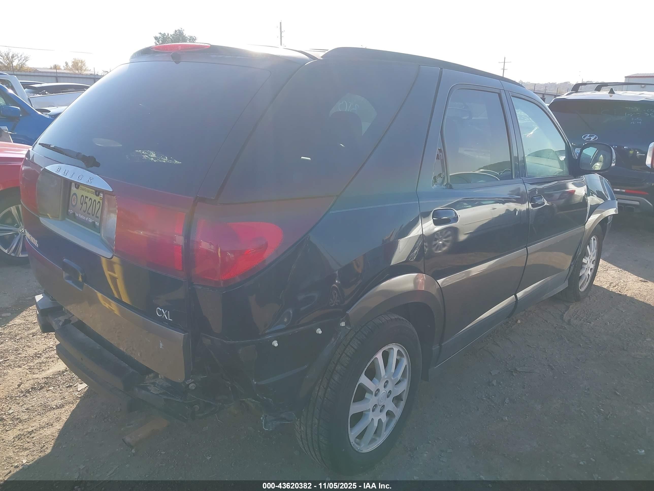 2005 Buick Rendezvous Cx Black vin: 3G5DA03E45S526208