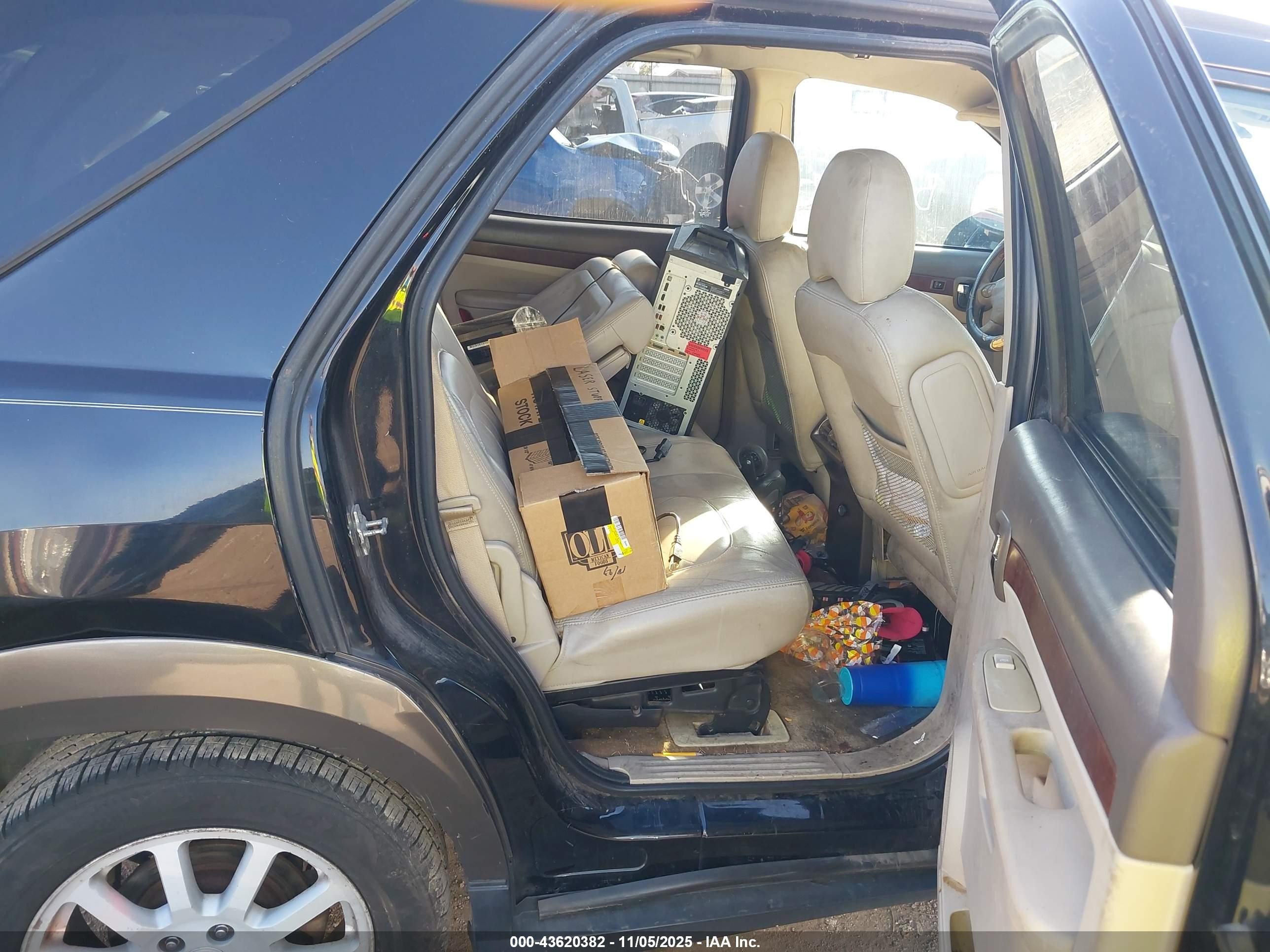 2005 Buick Rendezvous Cx Black vin: 3G5DA03E45S526208