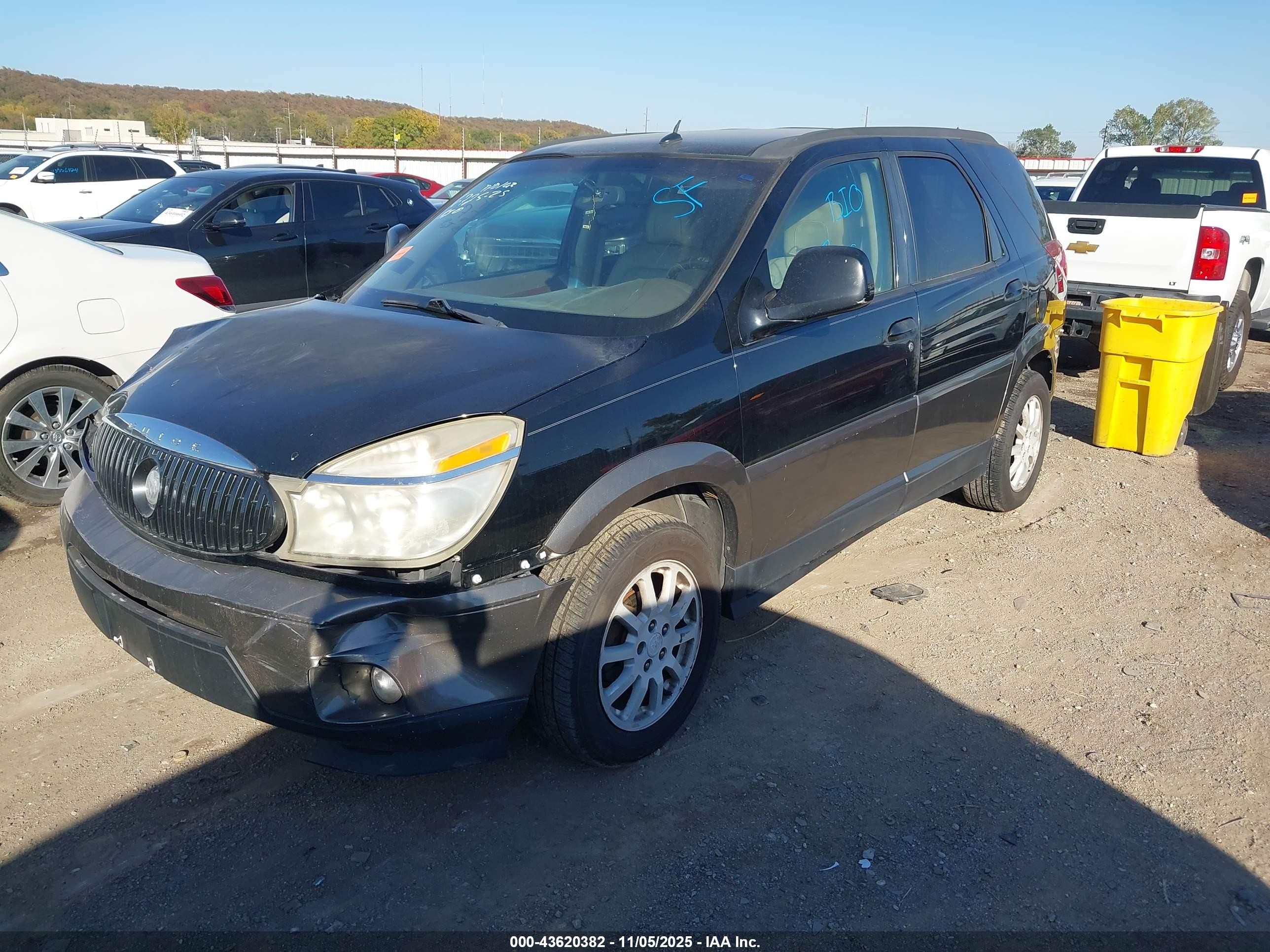 2005 Buick Rendezvous Cx Black vin: 3G5DA03E45S526208
