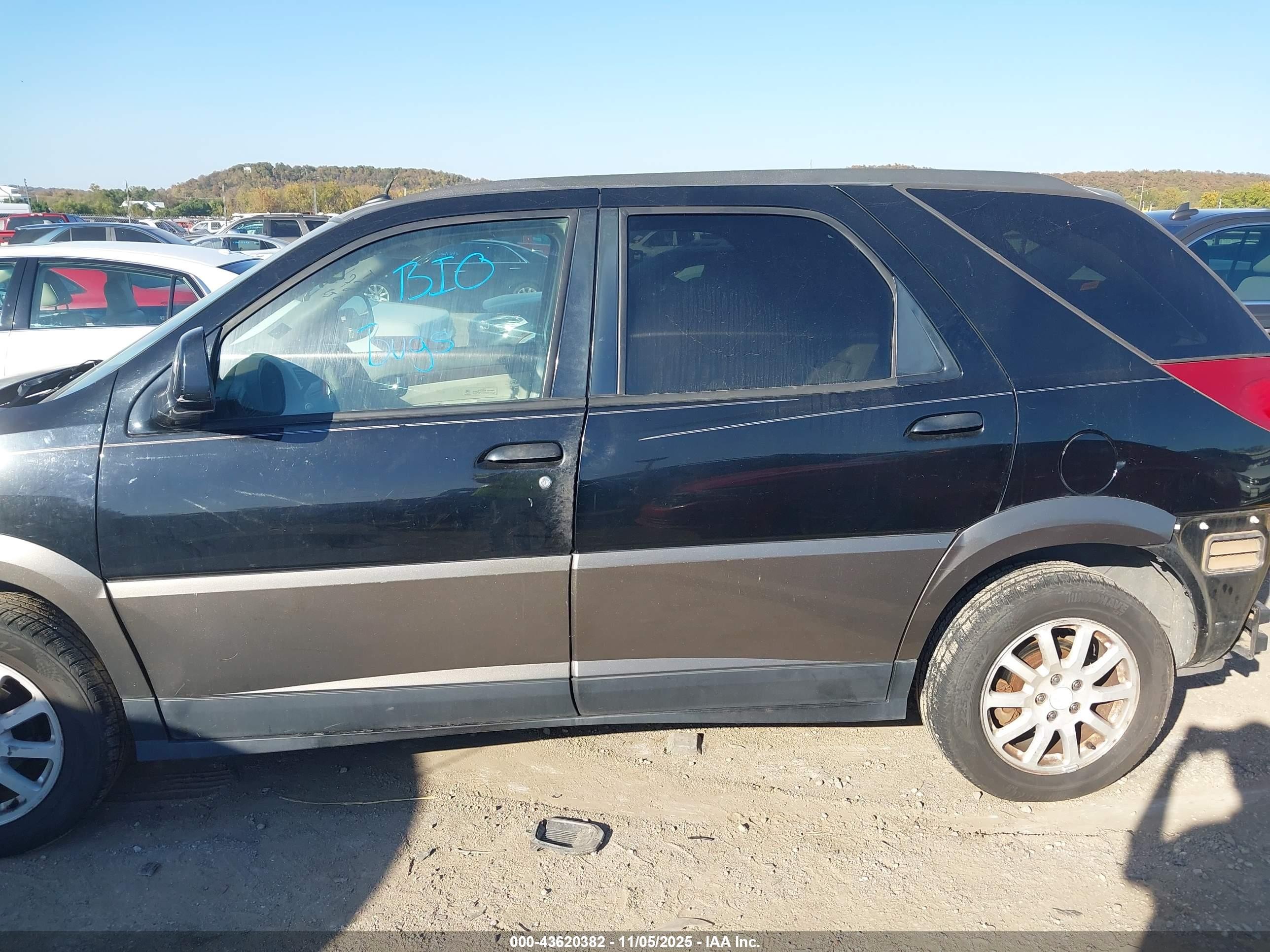 2005 Buick Rendezvous Cx Black vin: 3G5DA03E45S526208