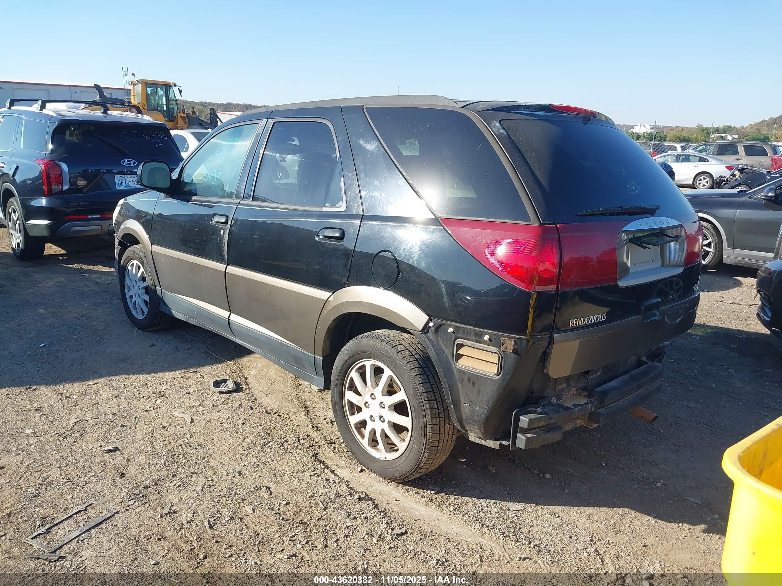 2005 Buick Rendezvous Cx Black vin: 3G5DA03E45S526208