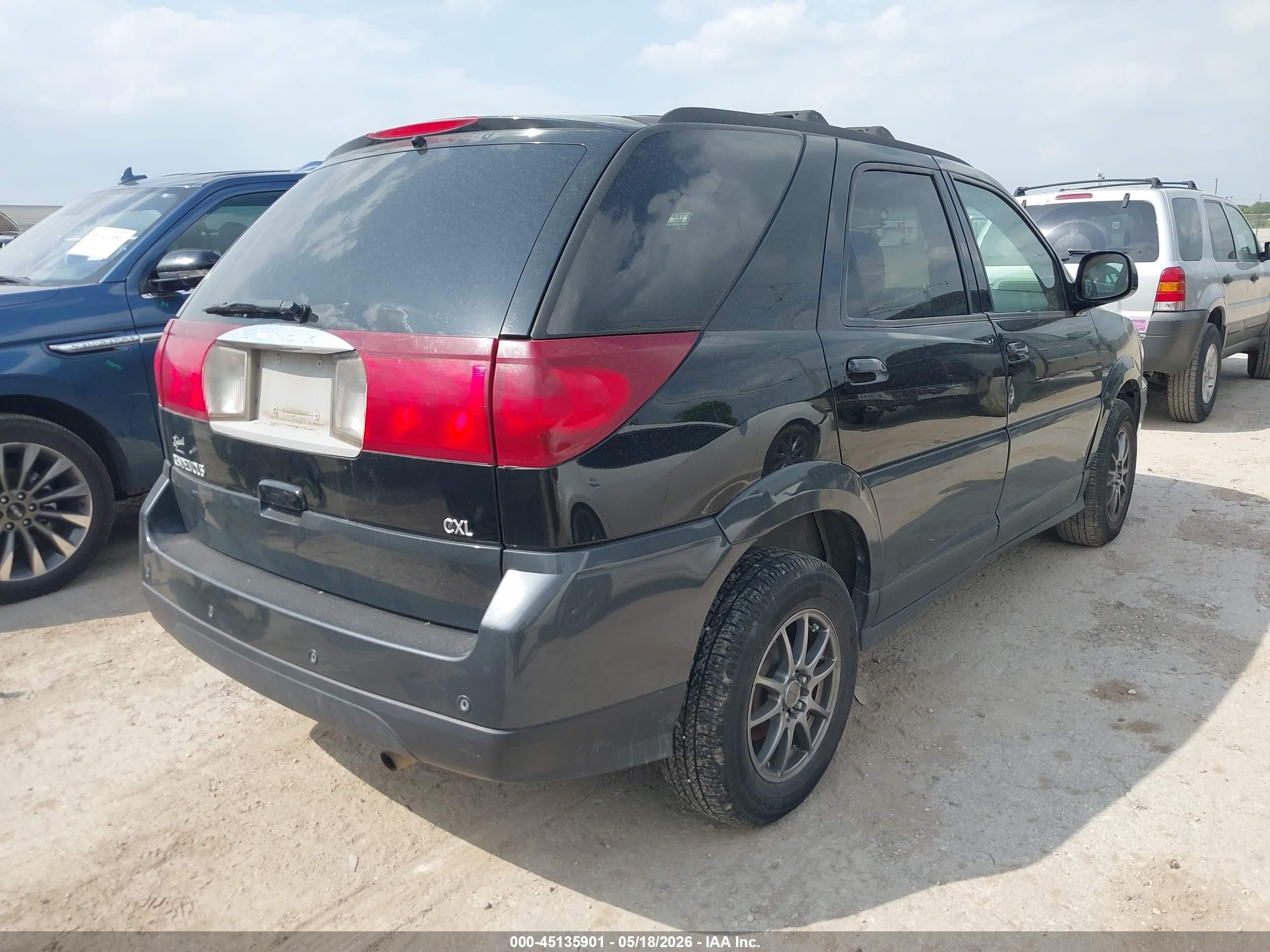 2004 Buick Rendezvous Cx Черный vin: 3G5DA03E54S512588