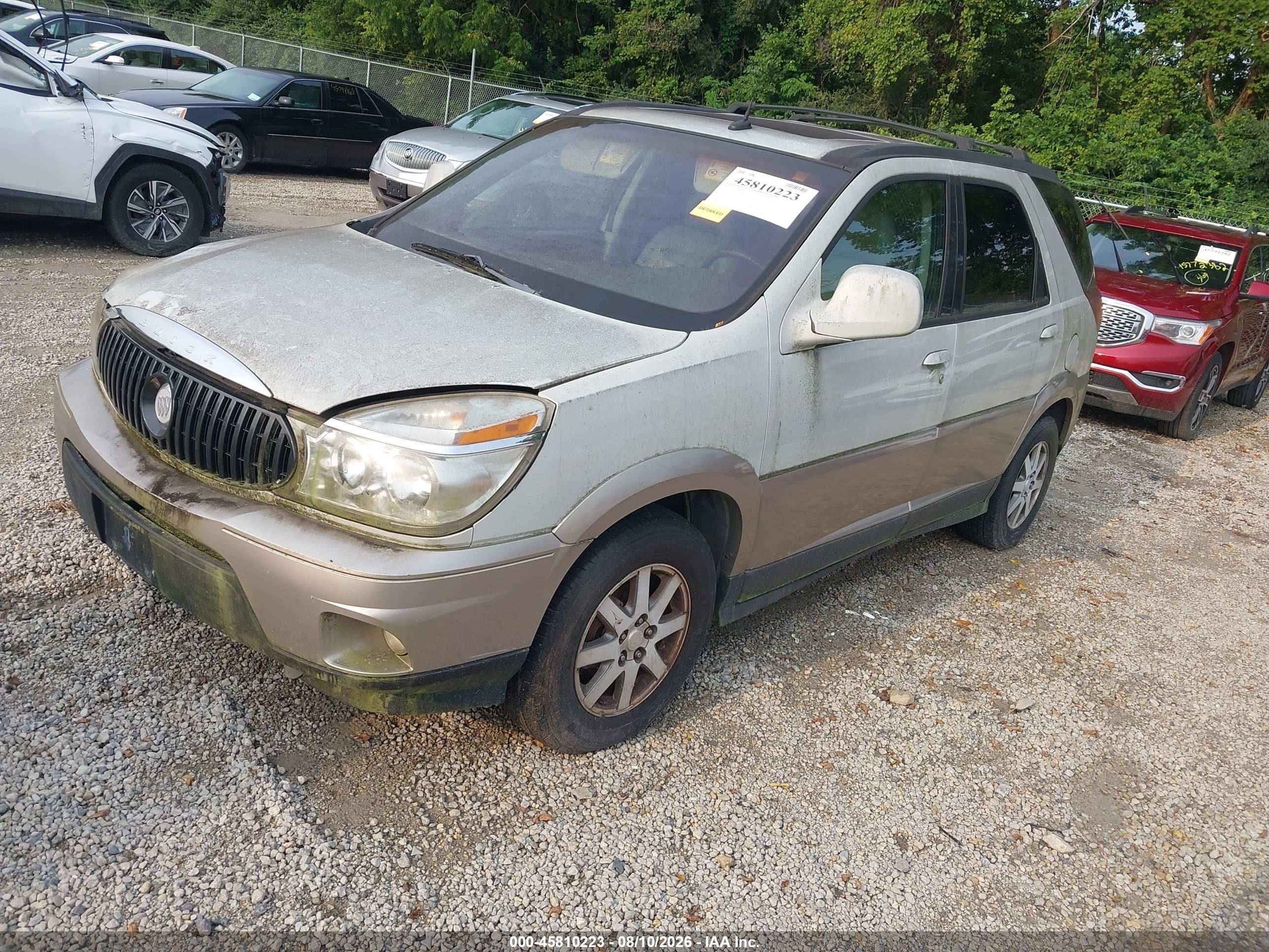2004 Buick Rendezvous Cx White vin: 3G5DA03E54S554887