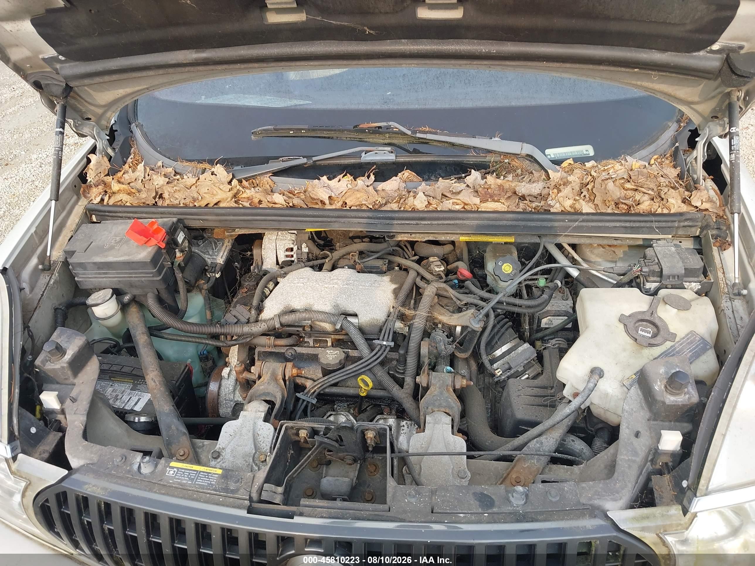 2004 Buick Rendezvous Cx White vin: 3G5DA03E54S554887