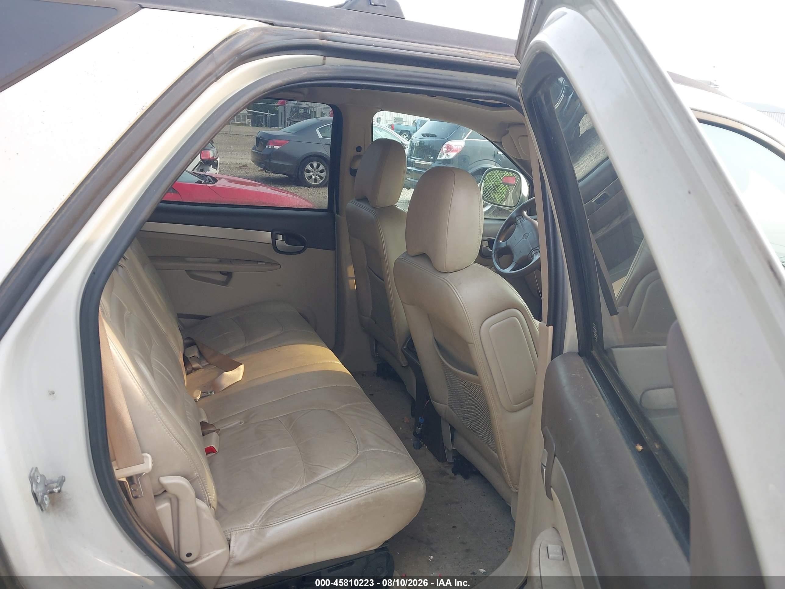 2004 Buick Rendezvous Cx White vin: 3G5DA03E54S554887