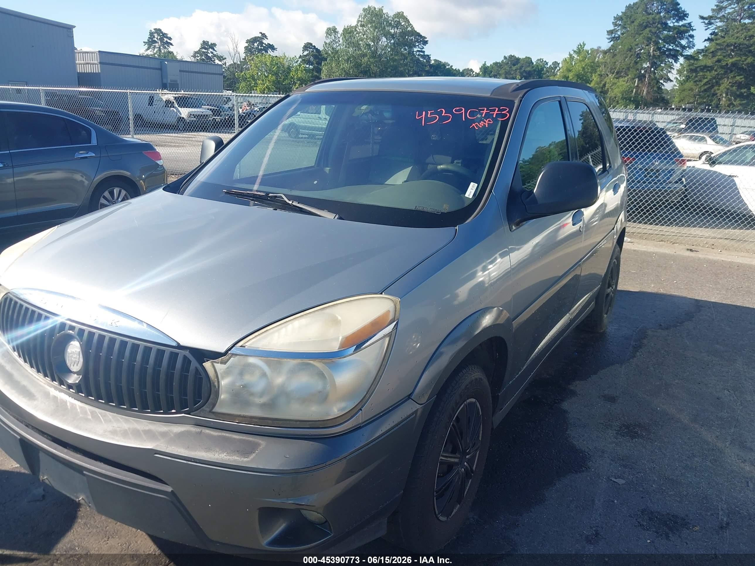 2004 Buick Rendezvous Cx Silver vin: 3G5DA03E54S559443