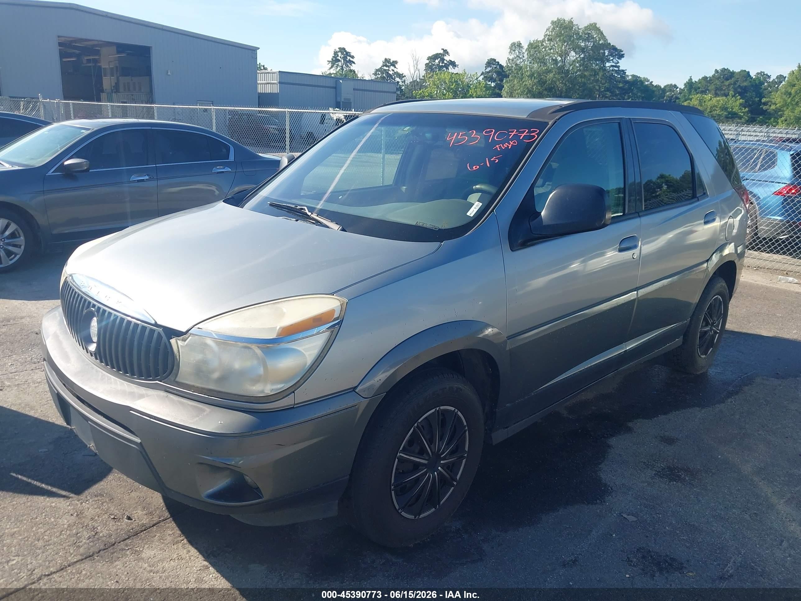2004 Buick Rendezvous Cx Silver vin: 3G5DA03E54S559443