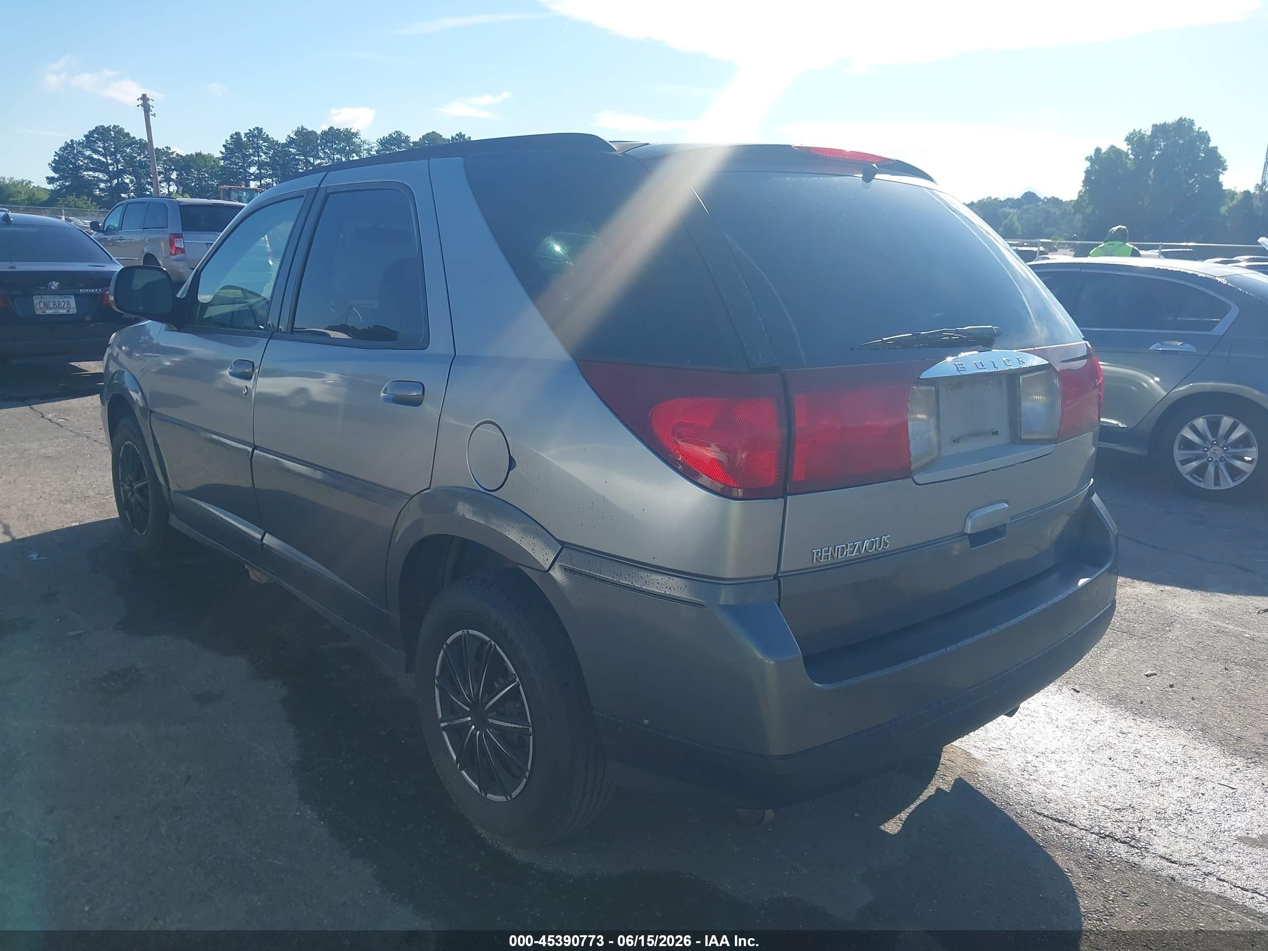 2004 Buick Rendezvous Cx Silver vin: 3G5DA03E54S559443