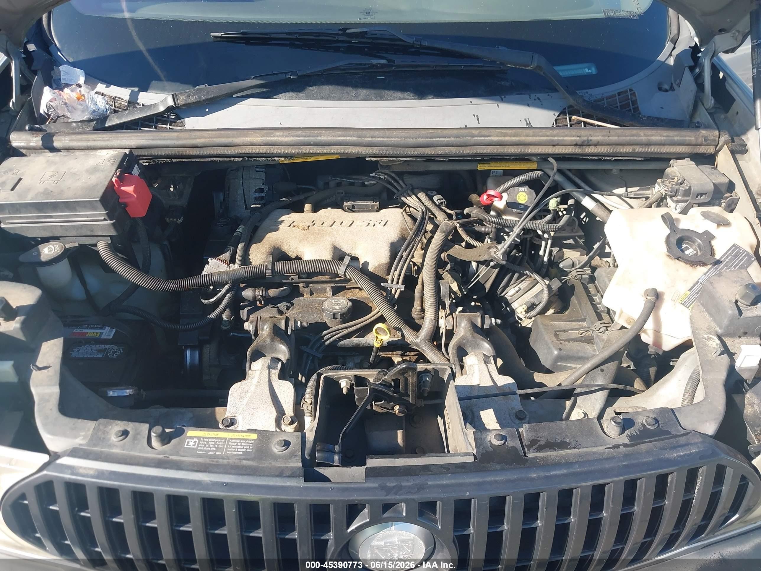 2004 Buick Rendezvous Cx Silver vin: 3G5DA03E54S559443