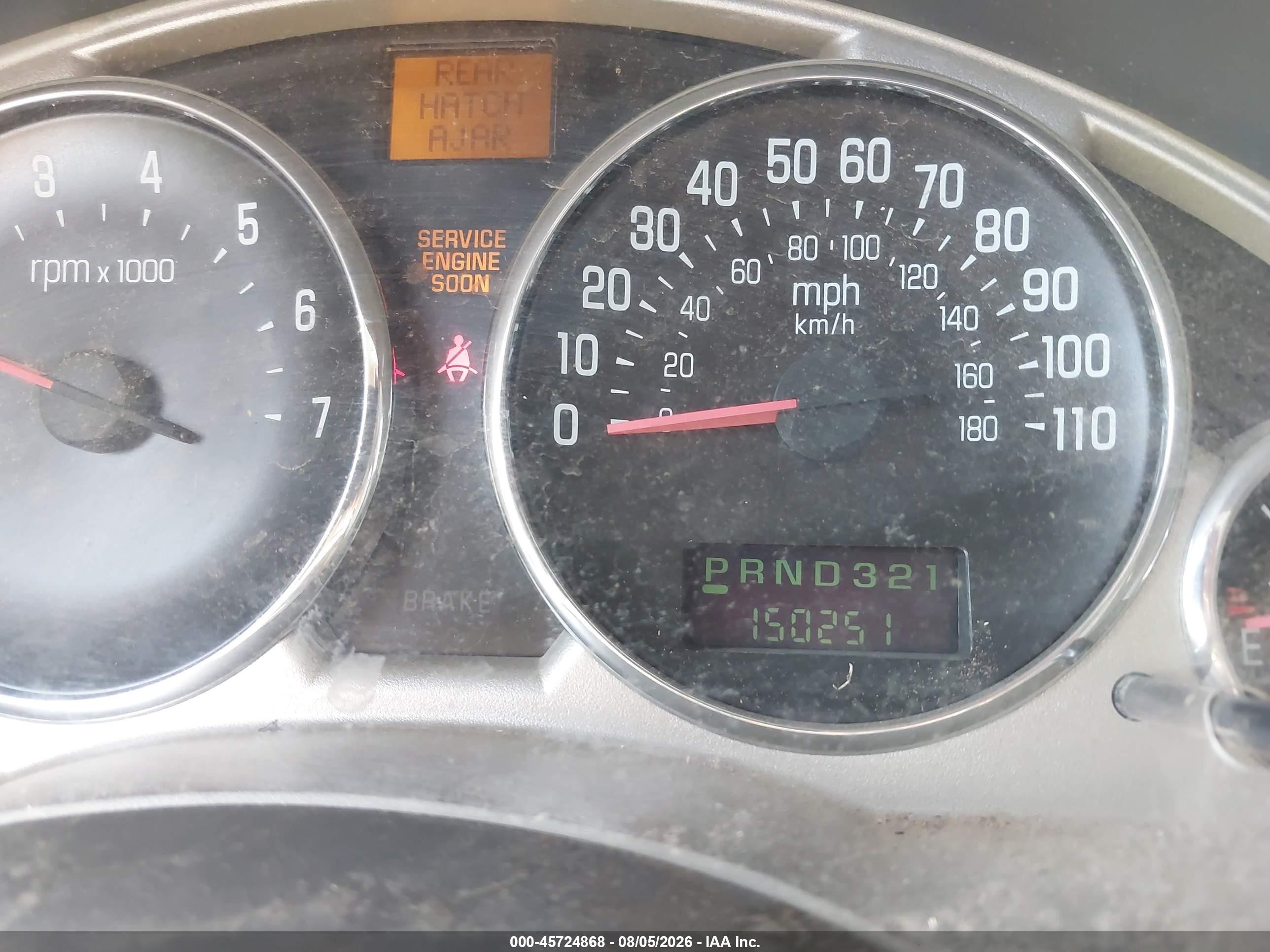 2005 Buick Rendezvous Cx Золотой vin: 3G5DA03E55S534222