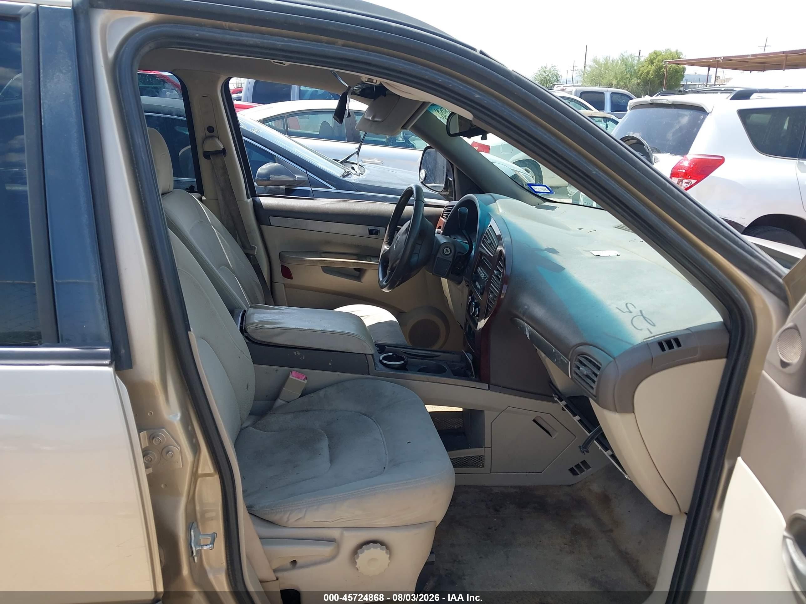 2005 Buick Rendezvous Cx Золотой vin: 3G5DA03E55S534222