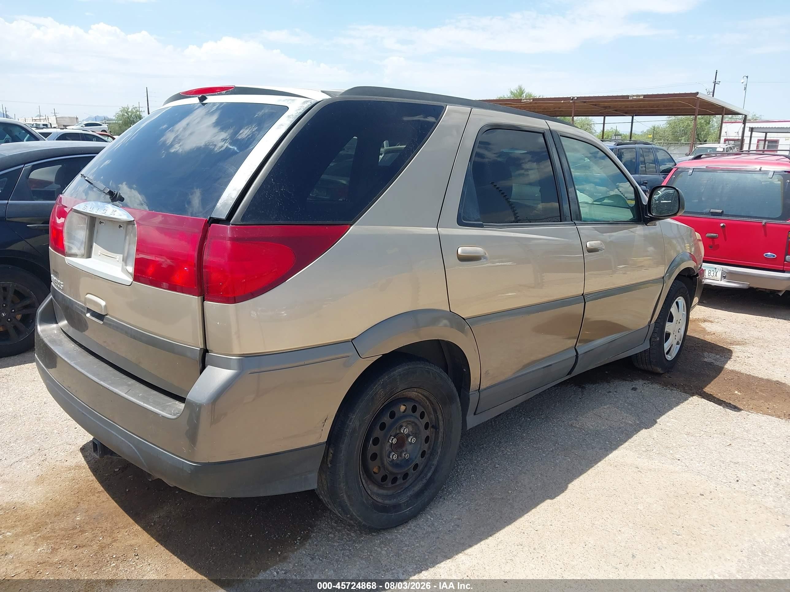 2005 Buick Rendezvous Cx Золотой vin: 3G5DA03E55S534222