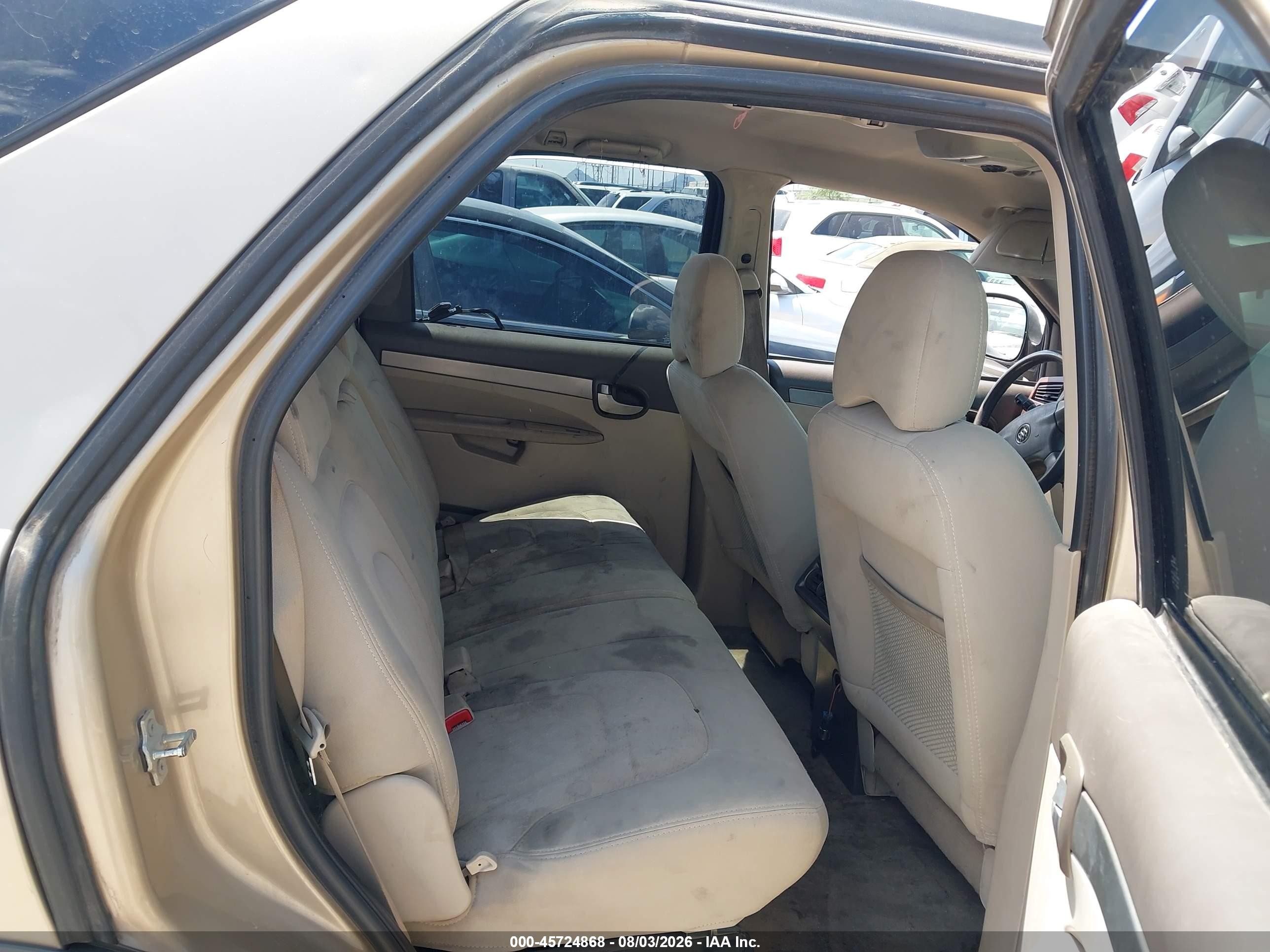 2005 Buick Rendezvous Cx Золотой vin: 3G5DA03E55S534222