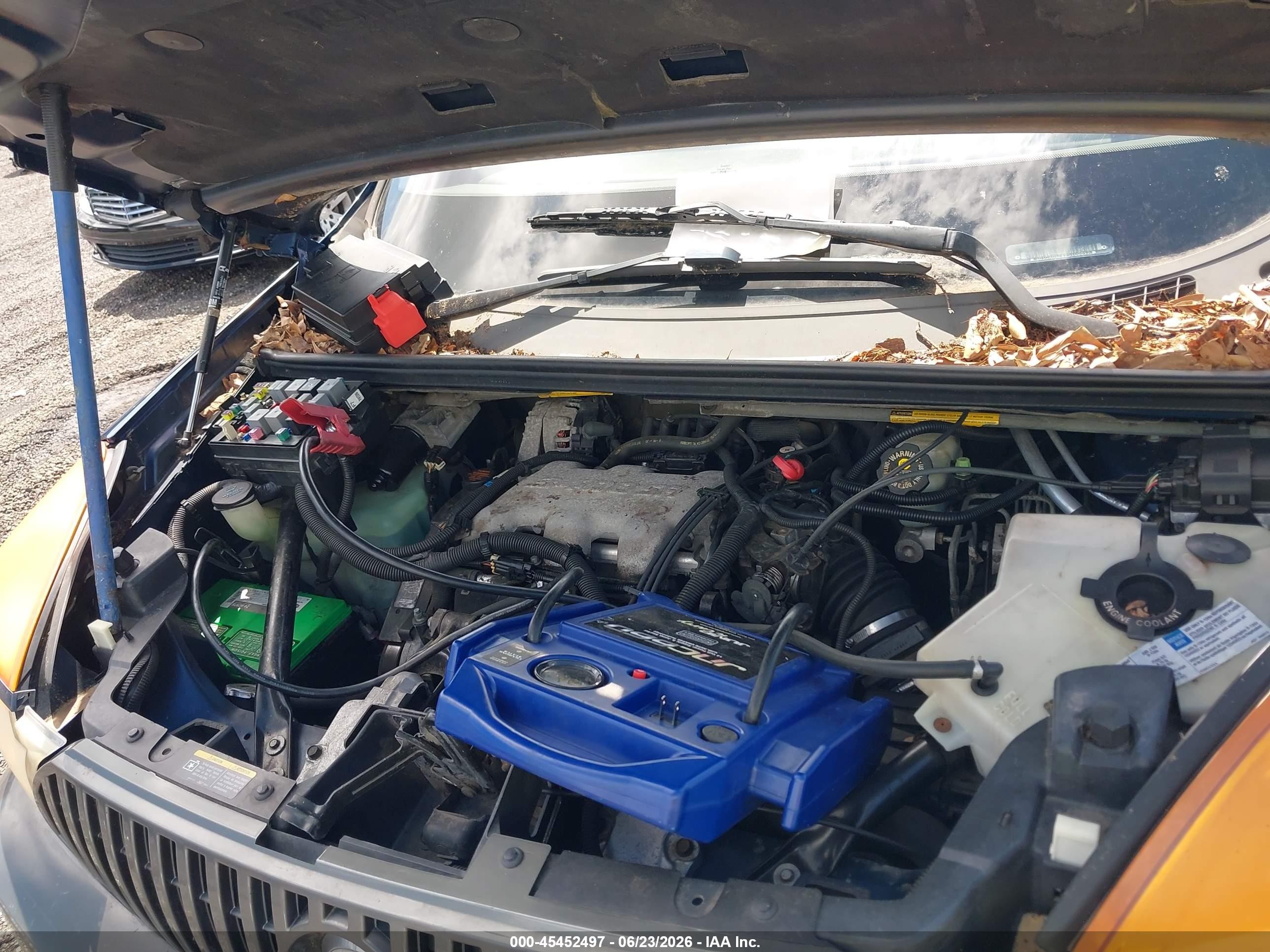 2002 Buick Rendezvous Cx Синий vin: 3G5DA03E62S500057