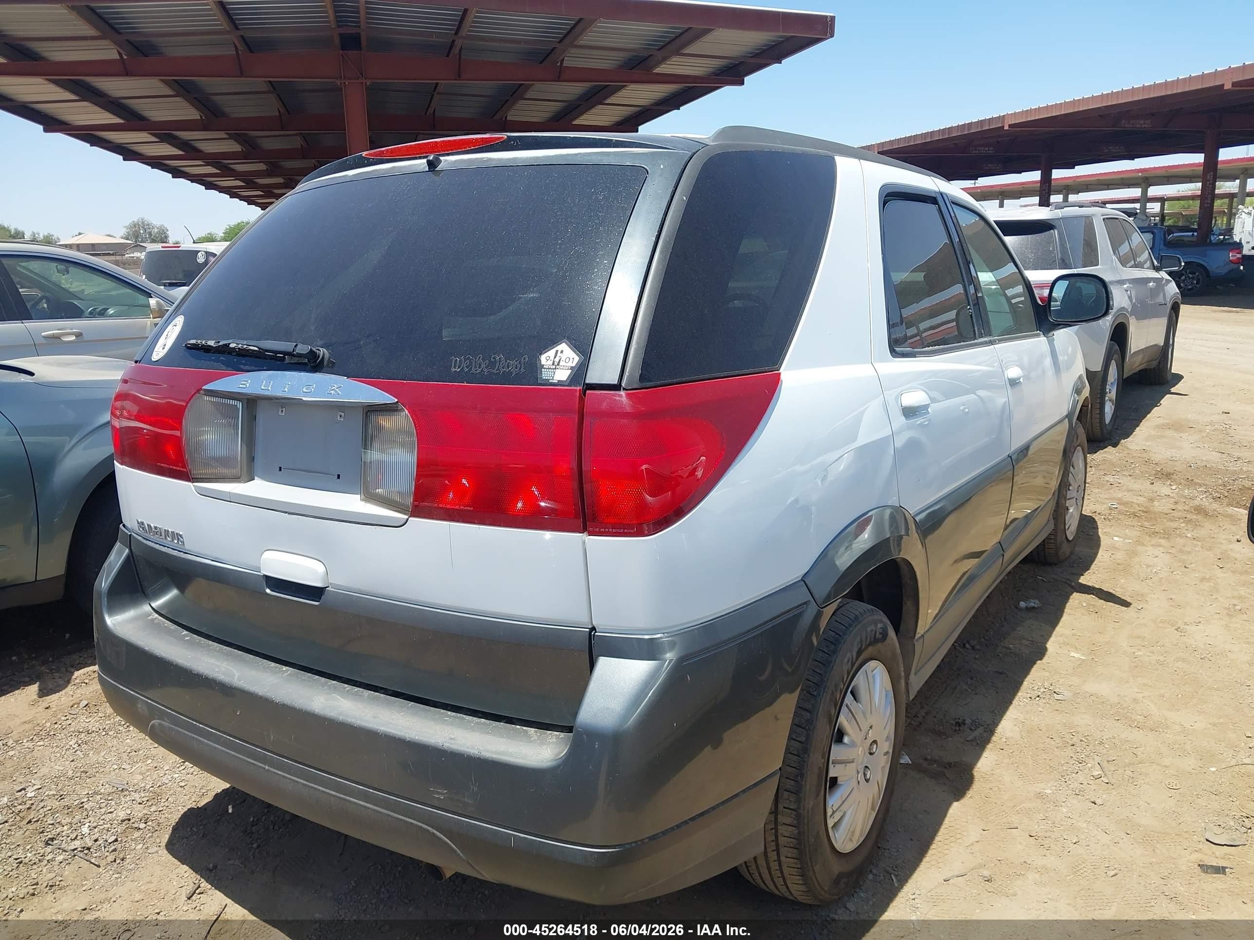 2004 Buick Rendezvous Cx White vin: 3G5DA03E64S554994