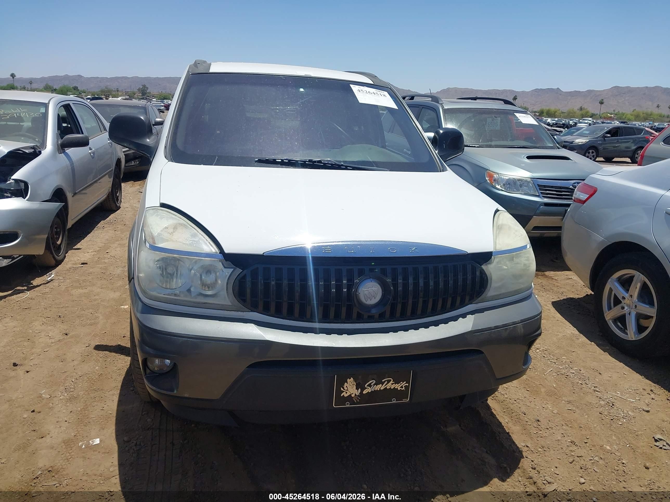 2004 Buick Rendezvous Cx White vin: 3G5DA03E64S554994