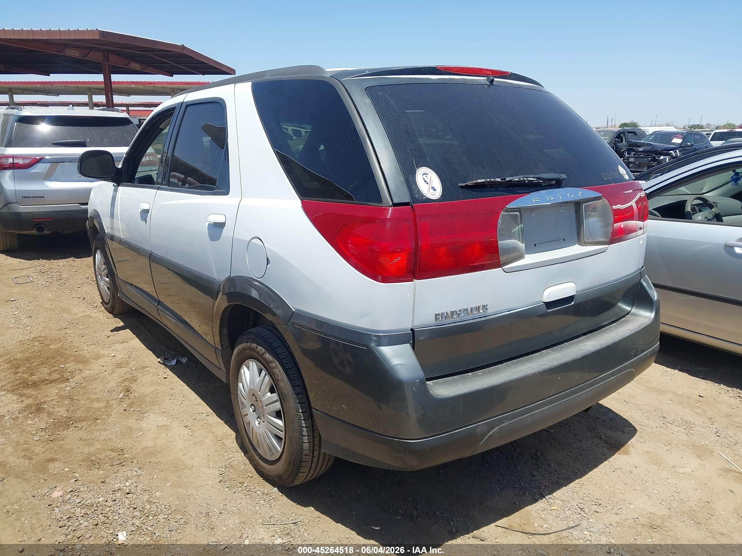 2004 Buick Rendezvous Cx White vin: 3G5DA03E64S554994