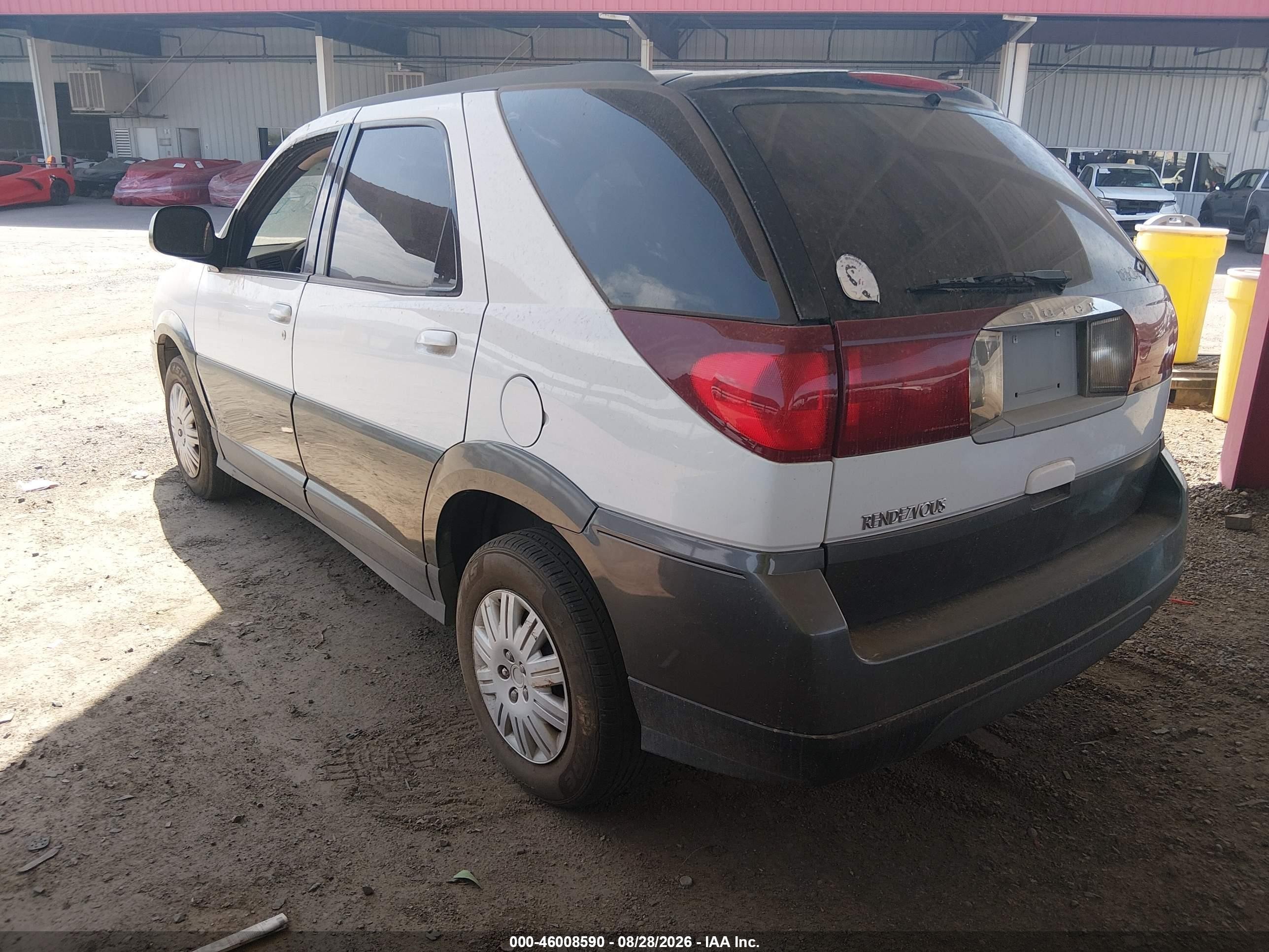 2004 Buick Rendezvous Cx White vin: 3G5DA03E64S554994