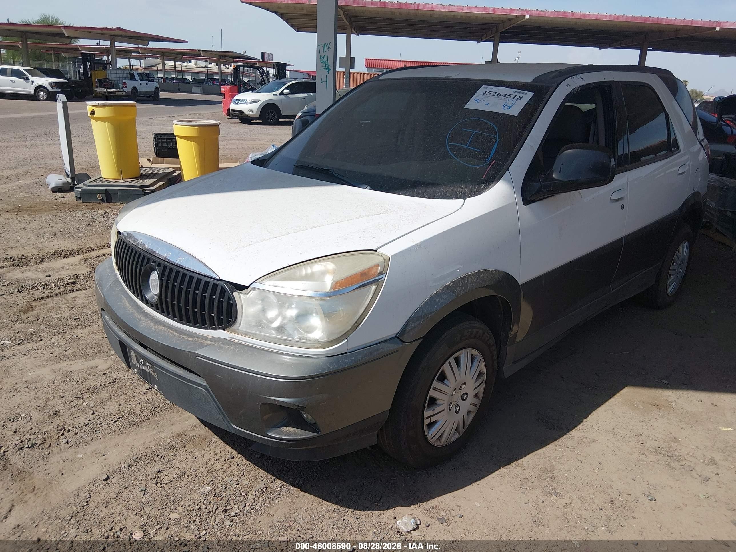 2004 Buick Rendezvous Cx White vin: 3G5DA03E64S554994