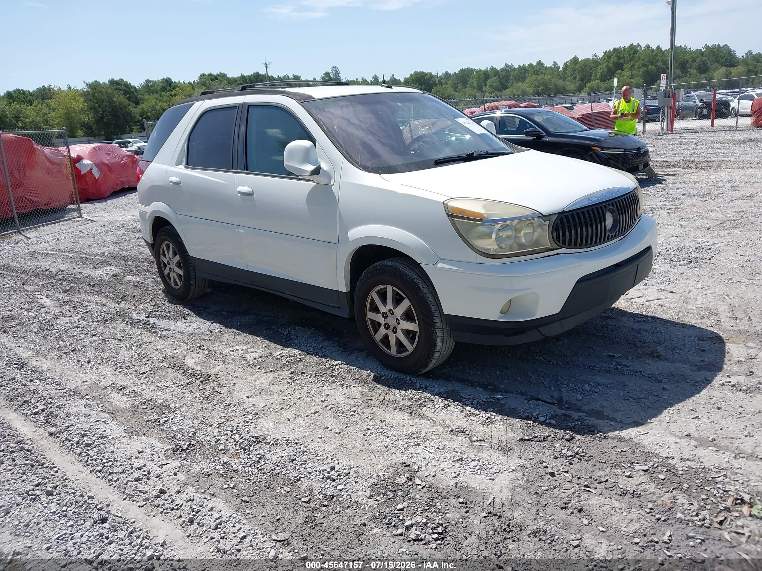 2004 Buick Rendezvous Cx White vin: 3G5DA03E74S526153
