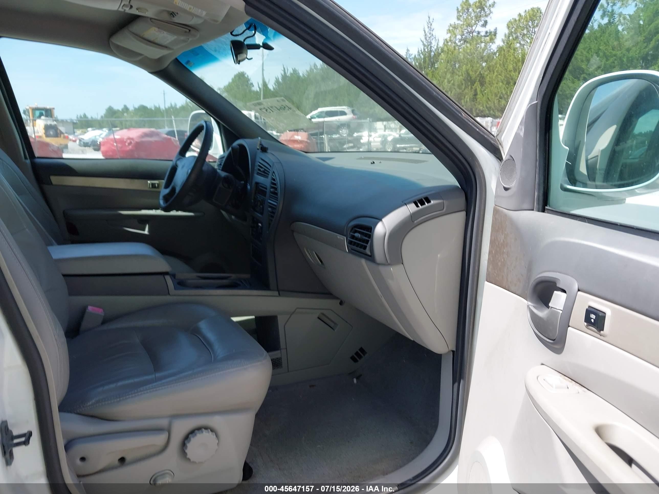 2004 Buick Rendezvous Cx White vin: 3G5DA03E74S526153
