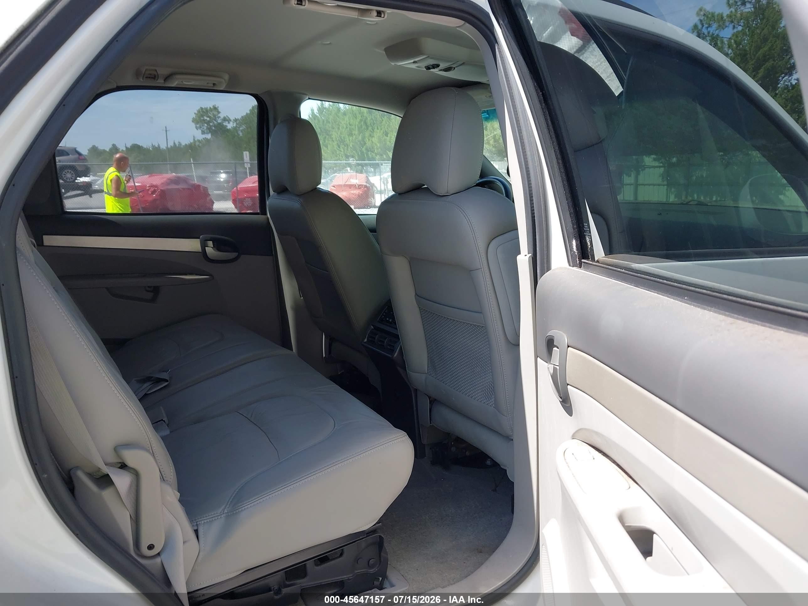2004 Buick Rendezvous Cx White vin: 3G5DA03E74S526153
