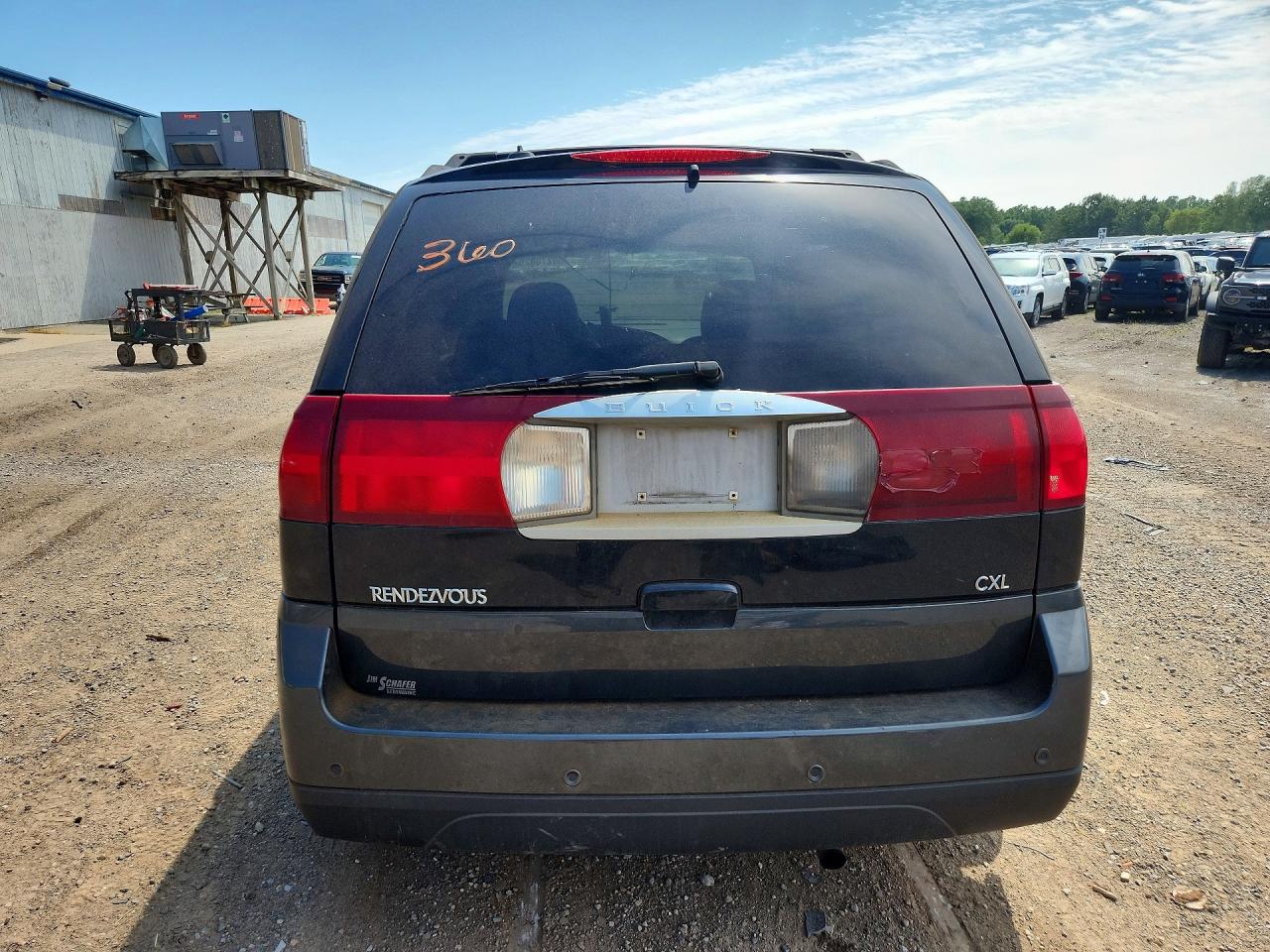2004 Buick Rendezvous Cx Black vin: 3G5DA03E74S526783