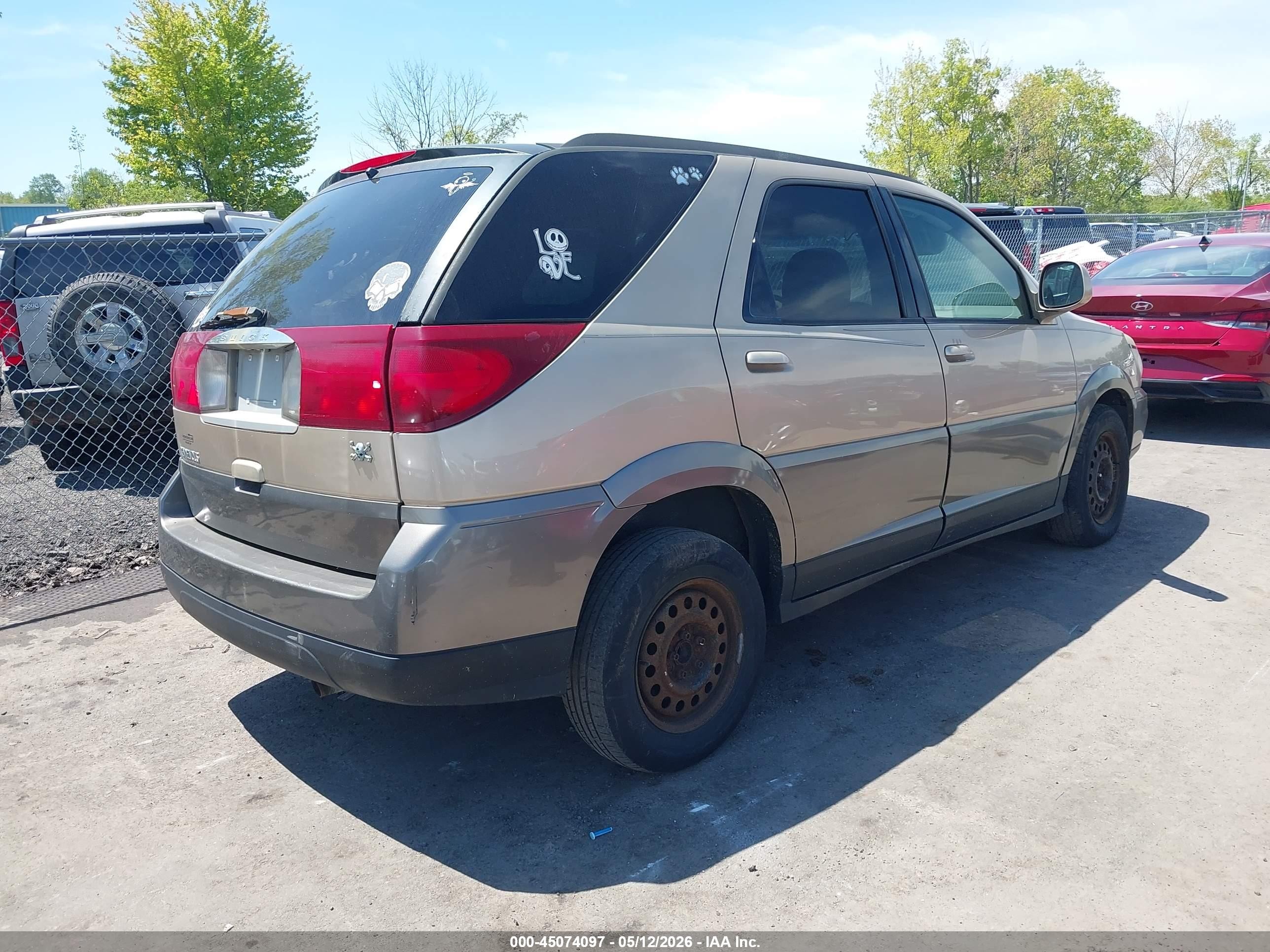 2004 Buick Rendezvous Cx Beige vin: 3G5DA03E74S584702