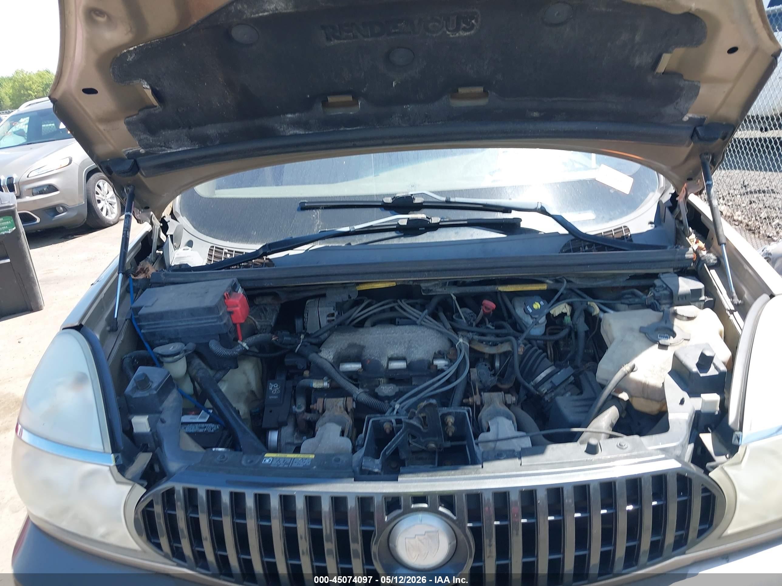 2004 Buick Rendezvous Cx Beige vin: 3G5DA03E74S584702