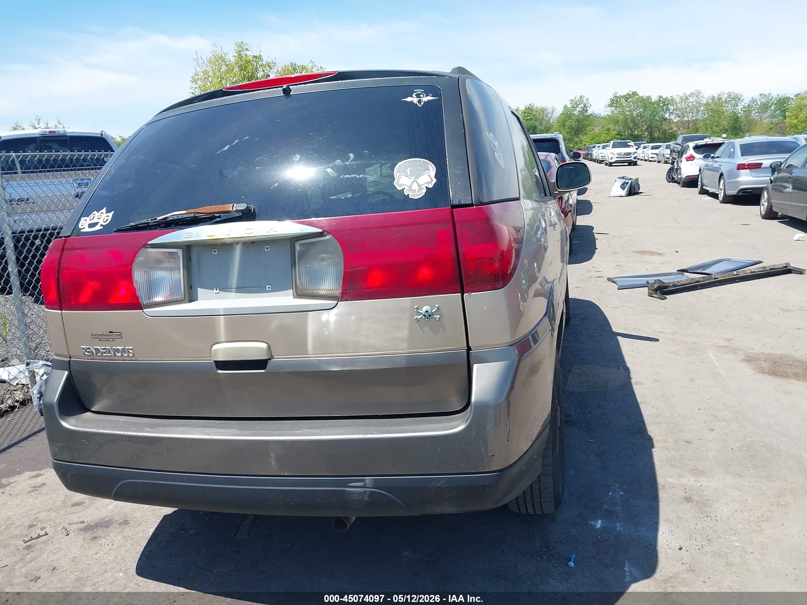 2004 Buick Rendezvous Cx Beige vin: 3G5DA03E74S584702