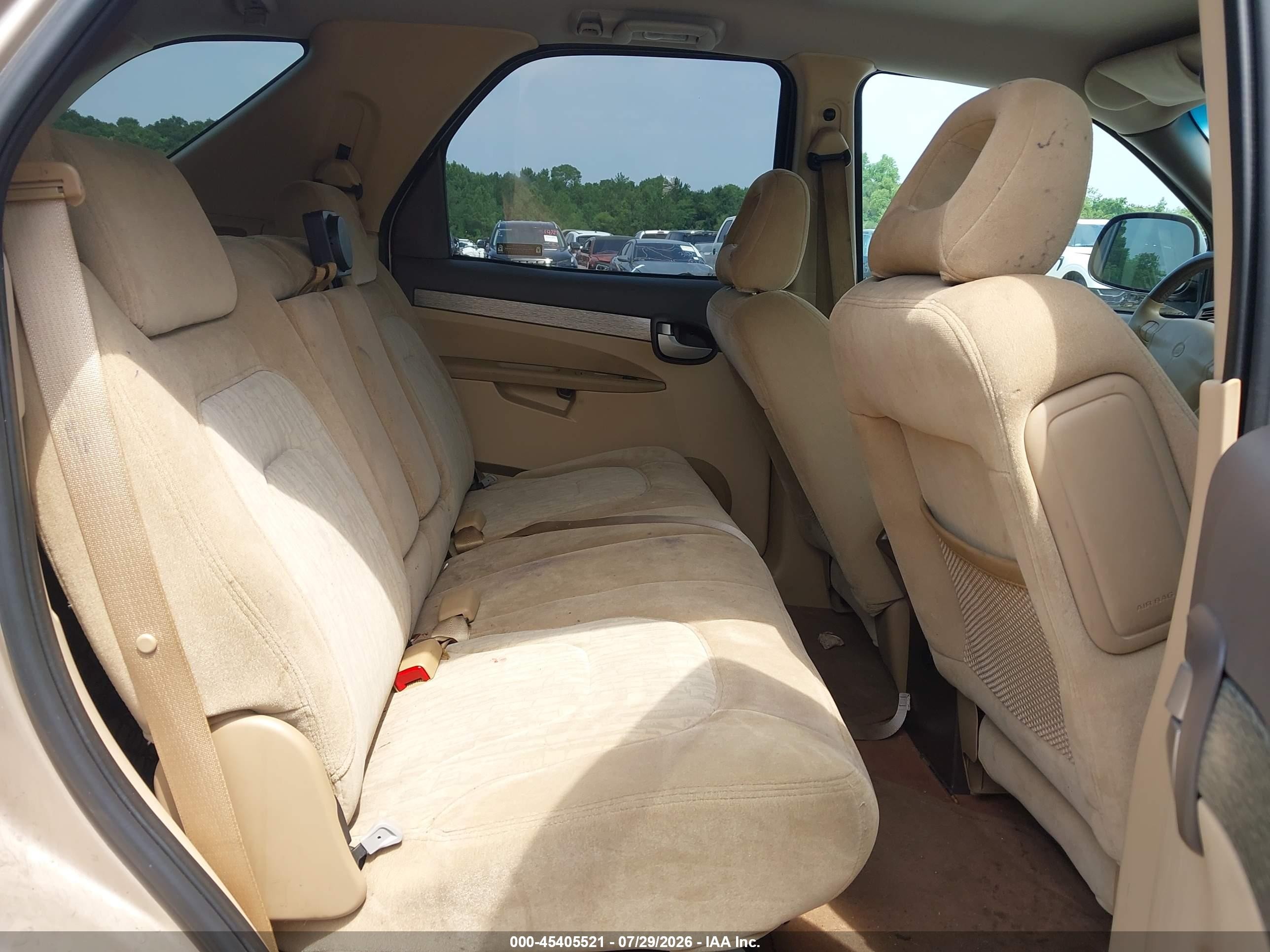 2002 Buick Rendezvous Cx Gold vin: 3G5DA03E82S602752