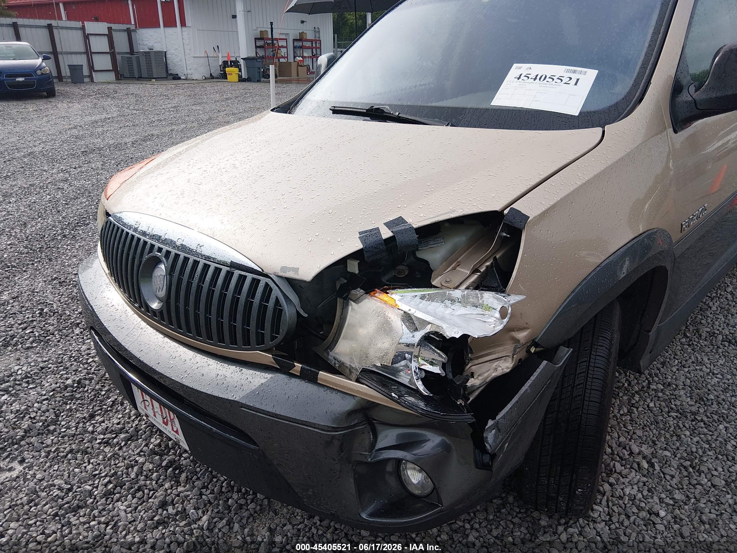 2002 Buick Rendezvous Cx Gold vin: 3G5DA03E82S602752