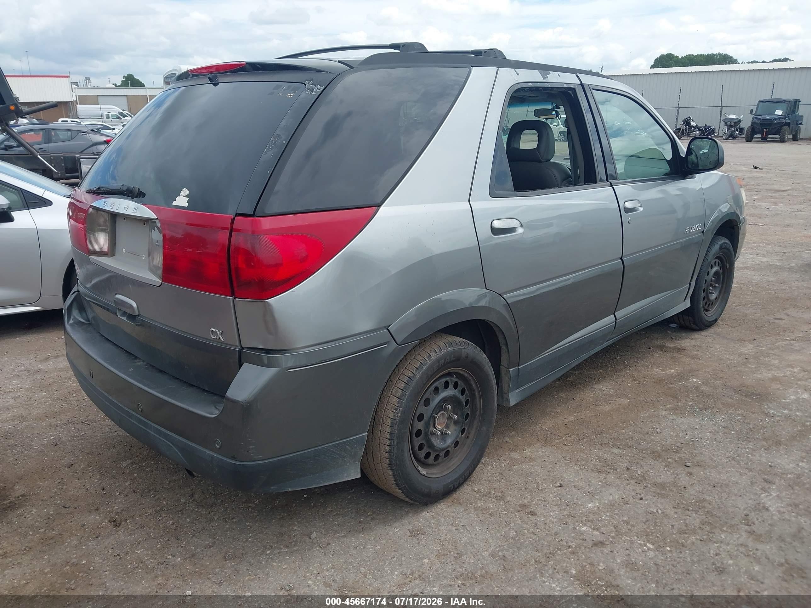 2003 Buick Rendezvous Cx Gray vin: 3G5DA03E83S566143