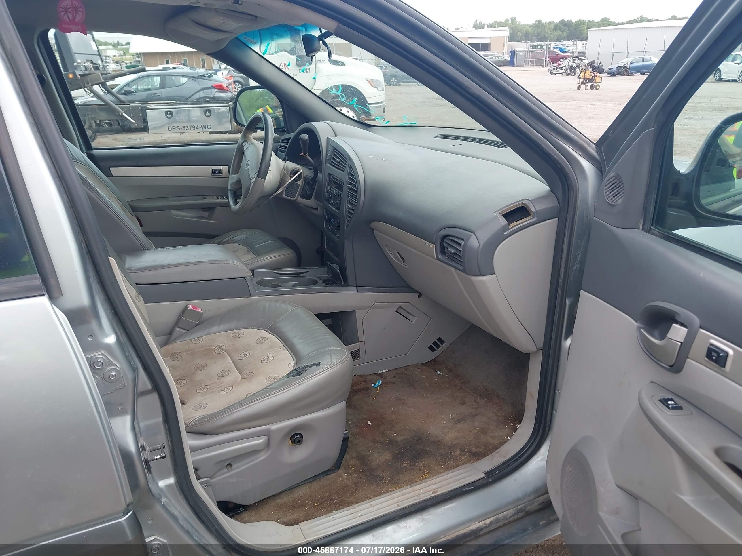 2003 Buick Rendezvous Cx Gray vin: 3G5DA03E83S566143