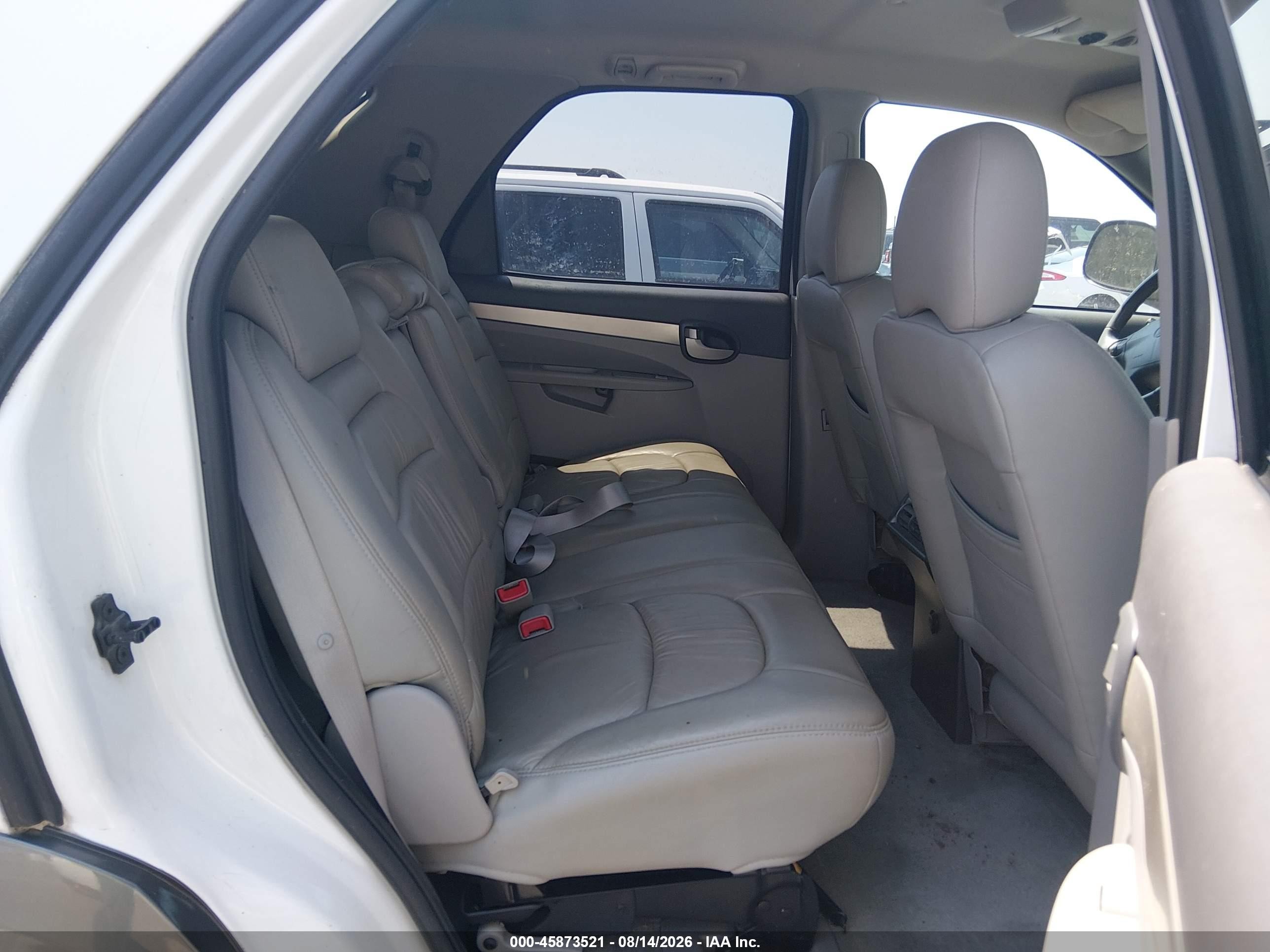 2004 Buick Rendezvous Cx White vin: 3G5DA03E84S521012