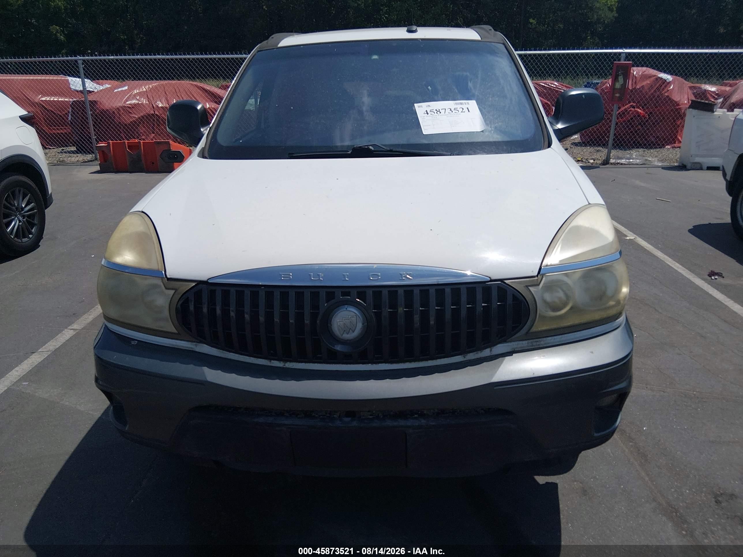 2004 Buick Rendezvous Cx White vin: 3G5DA03E84S521012