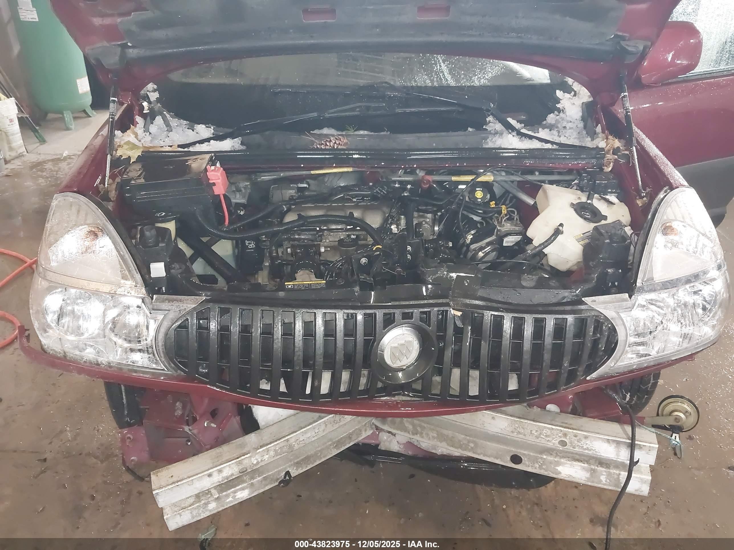 2005 Buick Rendezvous Cx Burgundy vin: 3G5DA03E85S530018