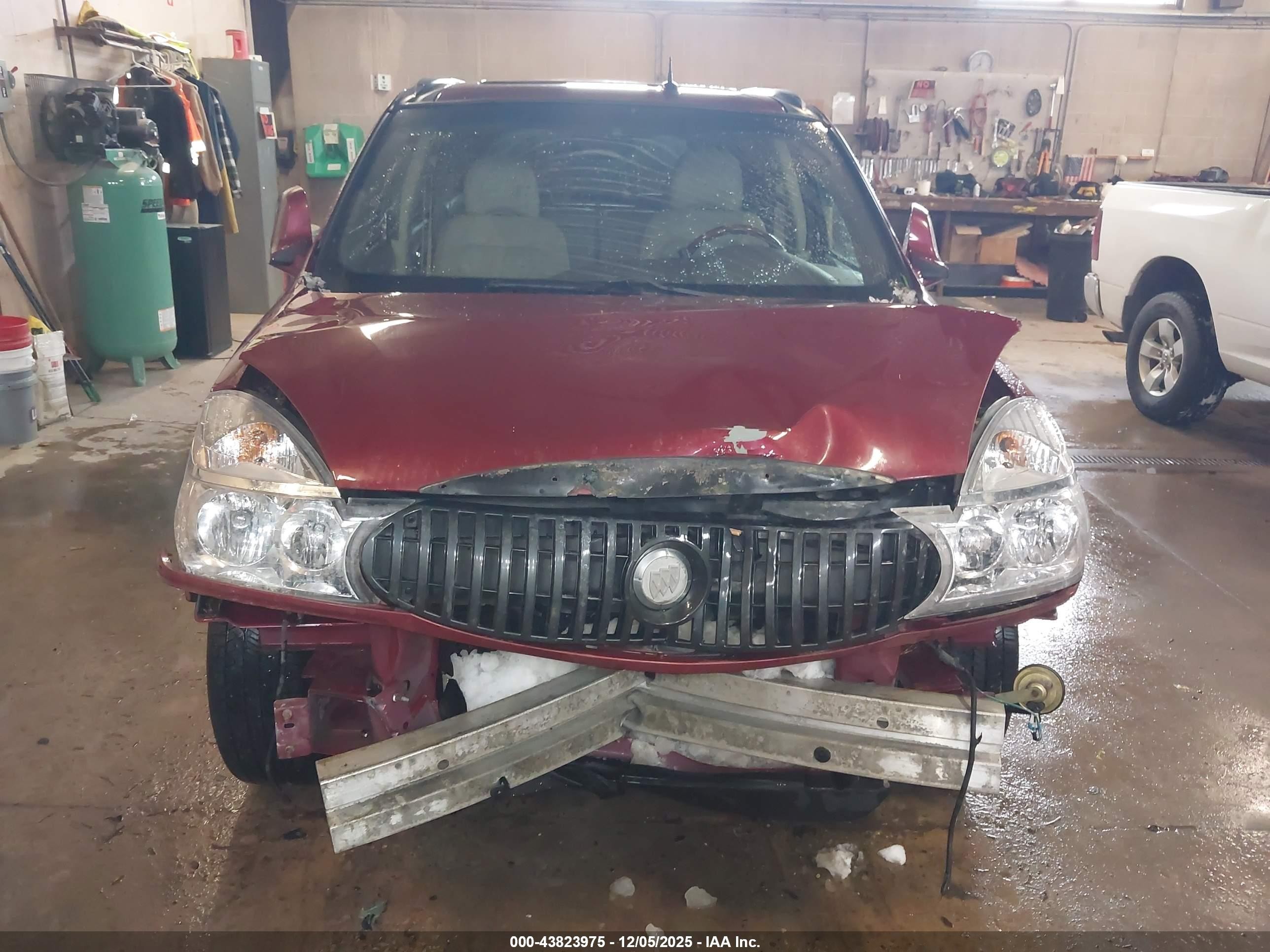 2005 Buick Rendezvous Cx Burgundy vin: 3G5DA03E85S530018