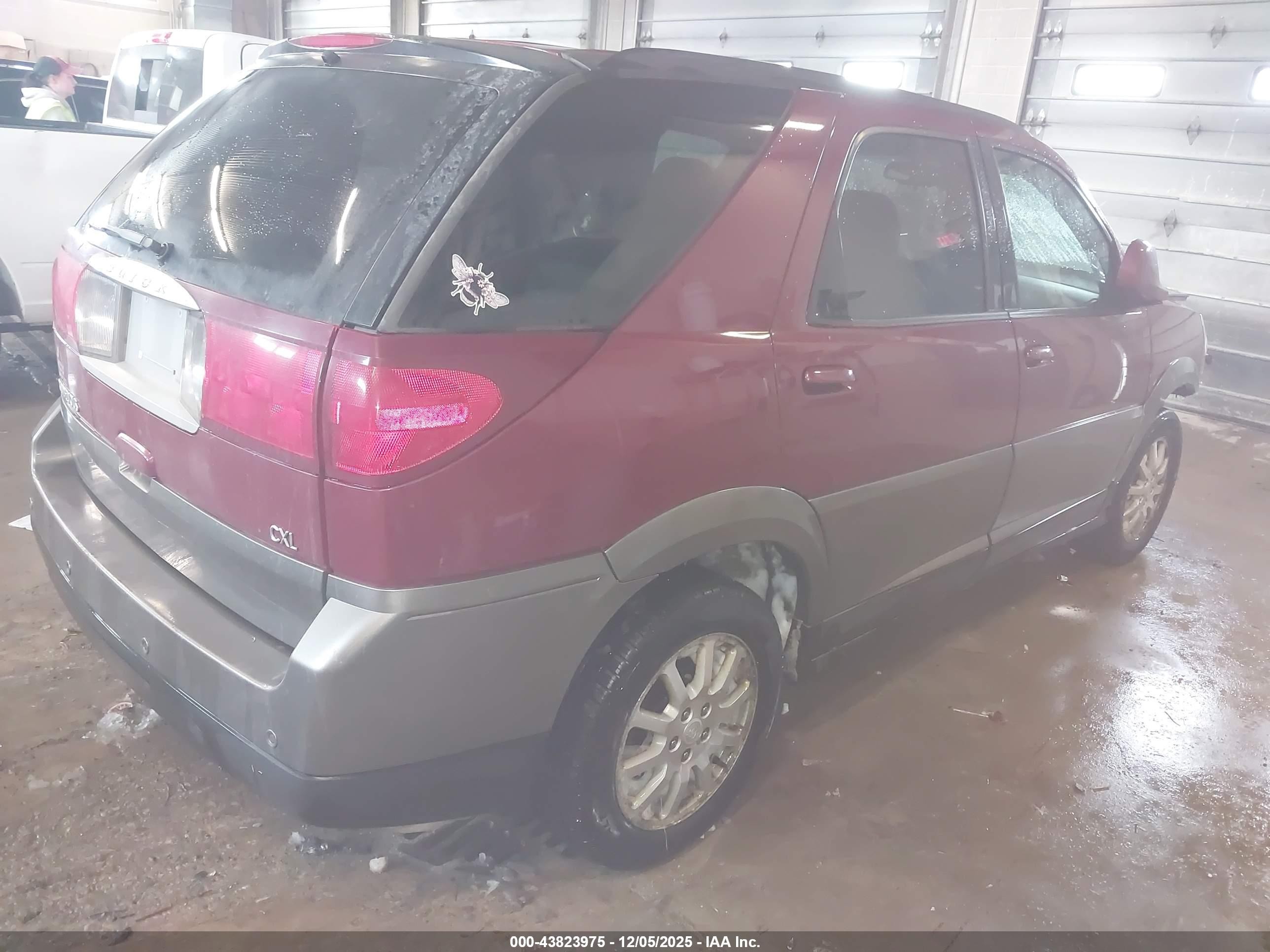 2005 Buick Rendezvous Cx Burgundy vin: 3G5DA03E85S530018