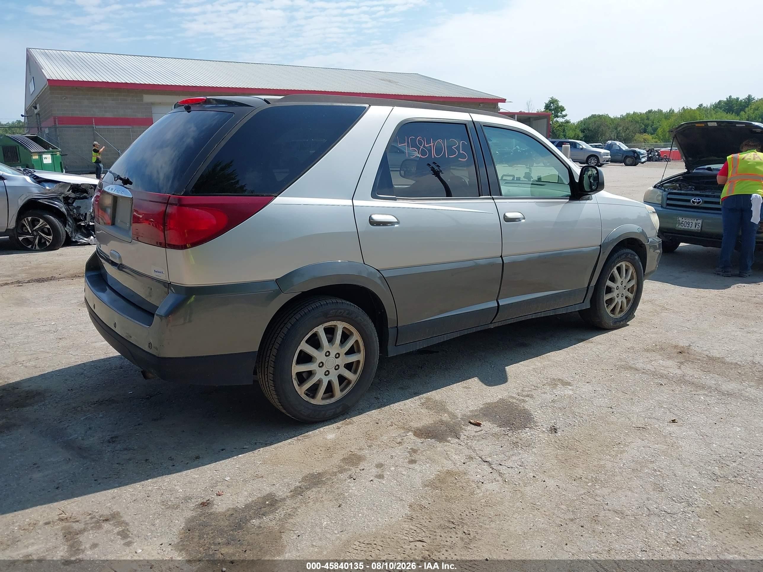 2005 Buick Rendezvous Cx Silver vin: 3G5DA03E85S546770