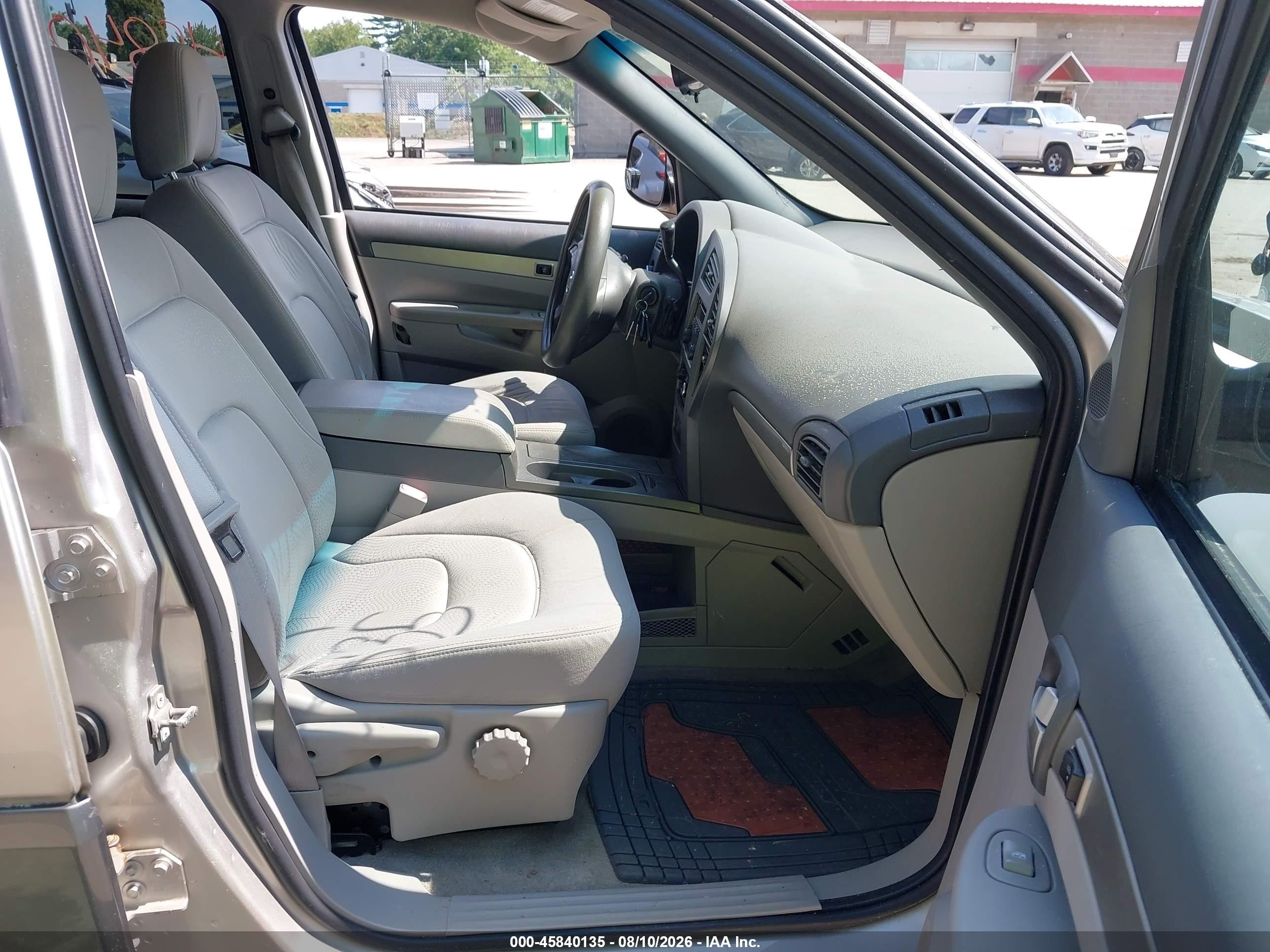 2005 Buick Rendezvous Cx Silver vin: 3G5DA03E85S546770