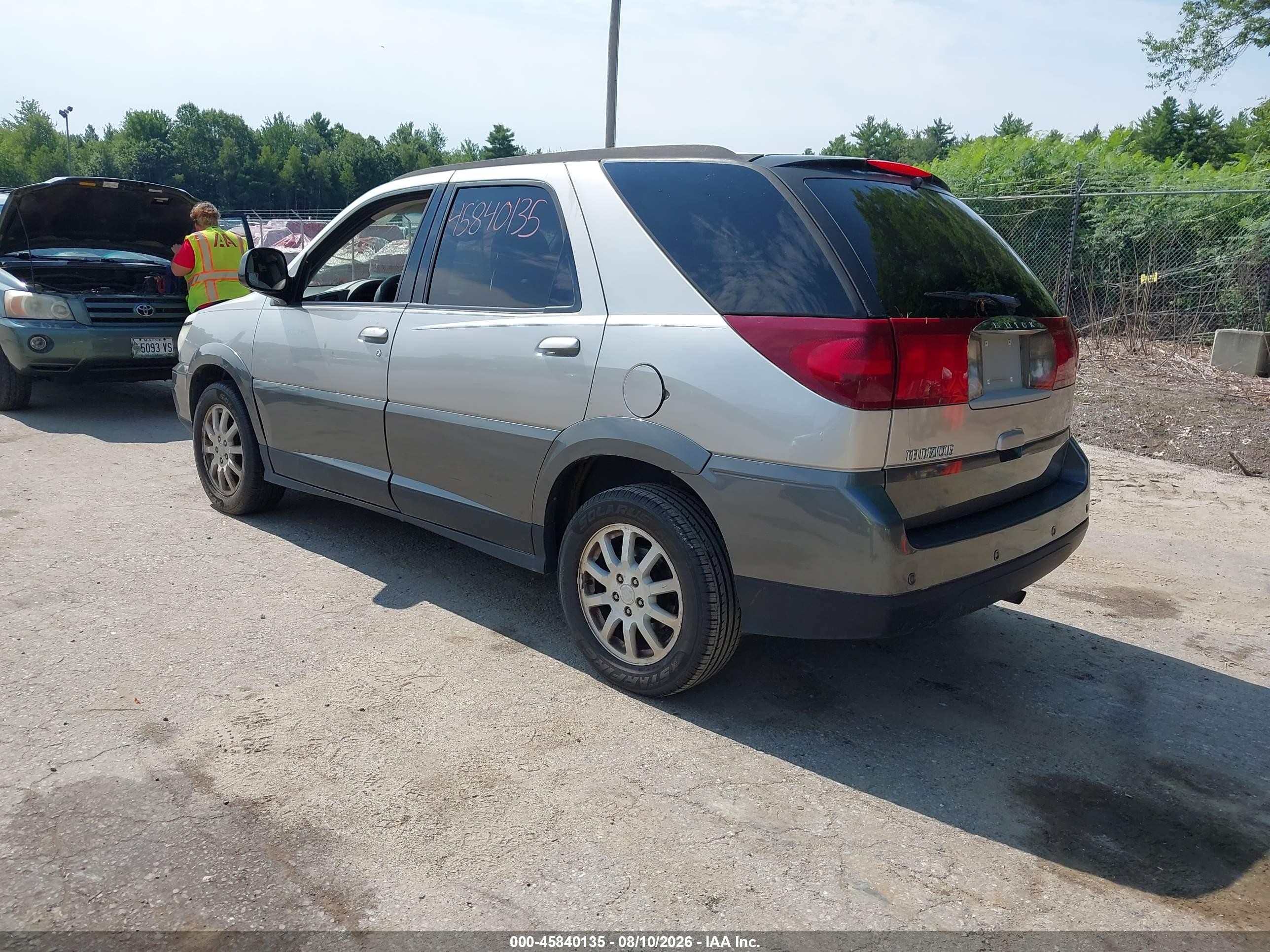 2005 Buick Rendezvous Cx Silver vin: 3G5DA03E85S546770