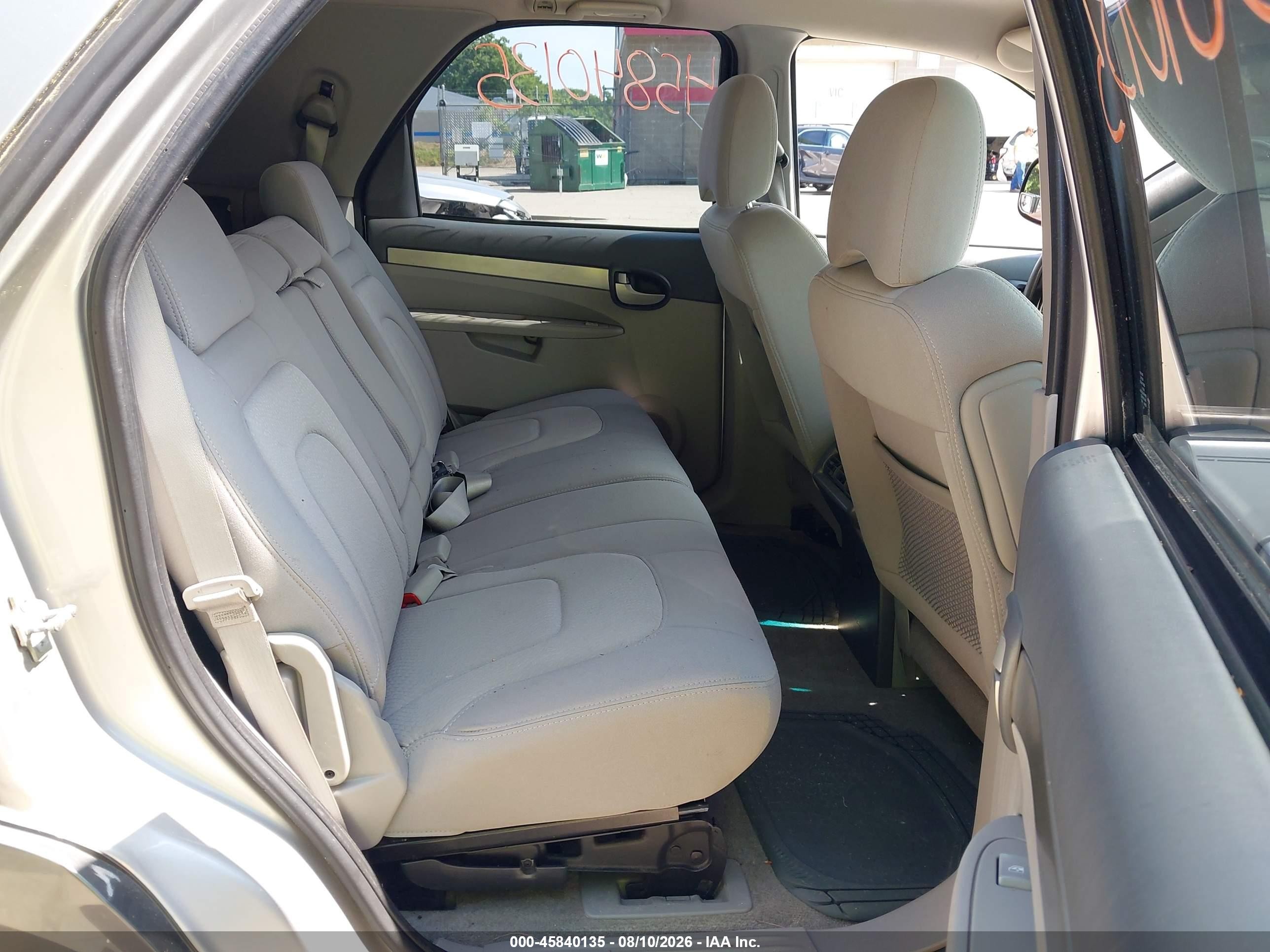 2005 Buick Rendezvous Cx Silver vin: 3G5DA03E85S546770